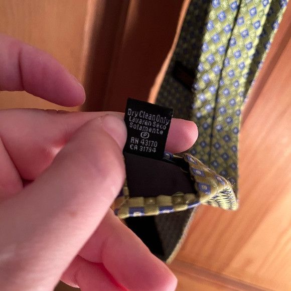 Countess Mara Countess Mara Men's 100% Silk Neck Tie green blue Size ONE SIZE - 5 Thumbnail