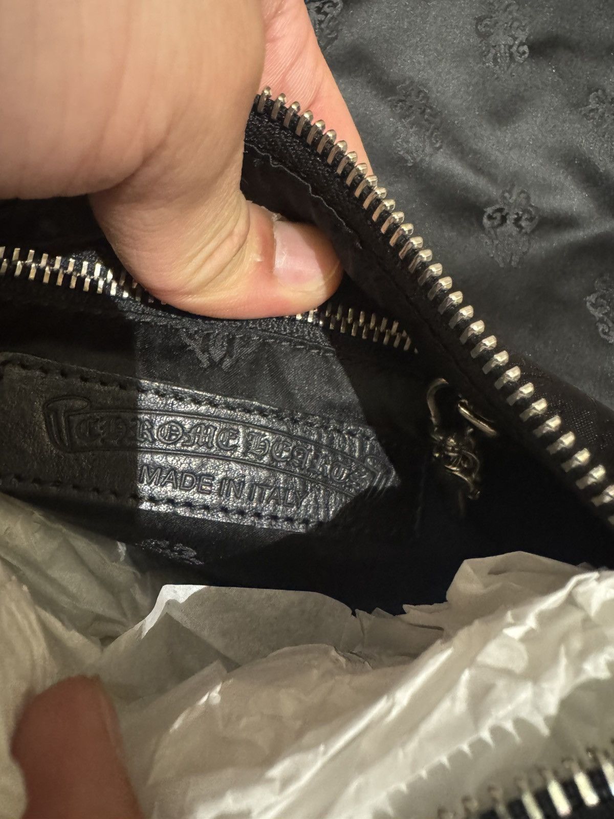 Chrome Hearts Monogram all over logo black nylon chicken nugget bag Size ONE SIZE - 8 Thumbnail