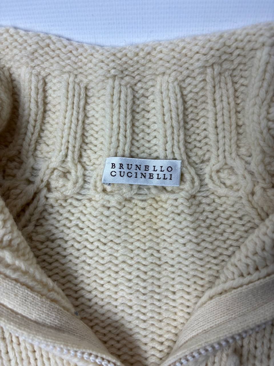 Brunello Cucinelli Brunello Cucunelli Zip knit sweater Size US M / EU 48-50 / 2 - 5 Thumbnail
