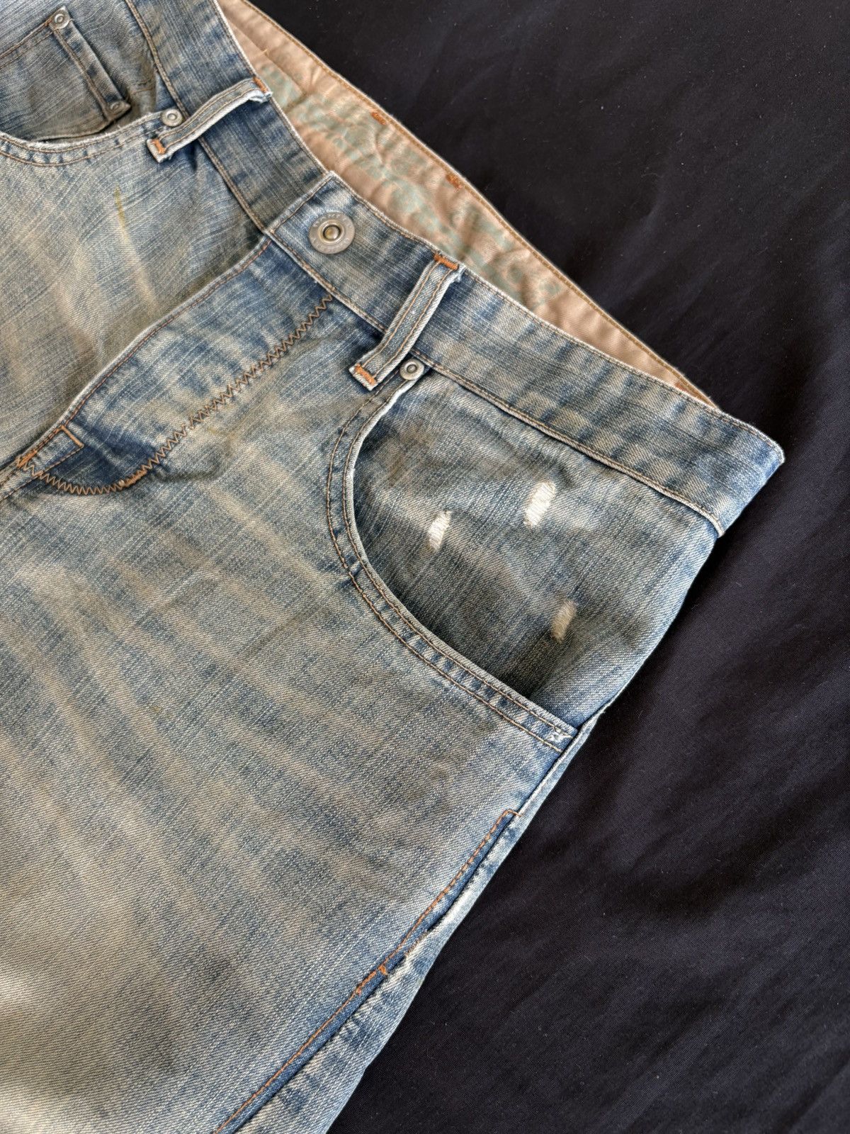 Oakley Rare Vintage Oakley Denim Faded Wash Flare Jeans Pants Size US 33 - 13 Thumbnail