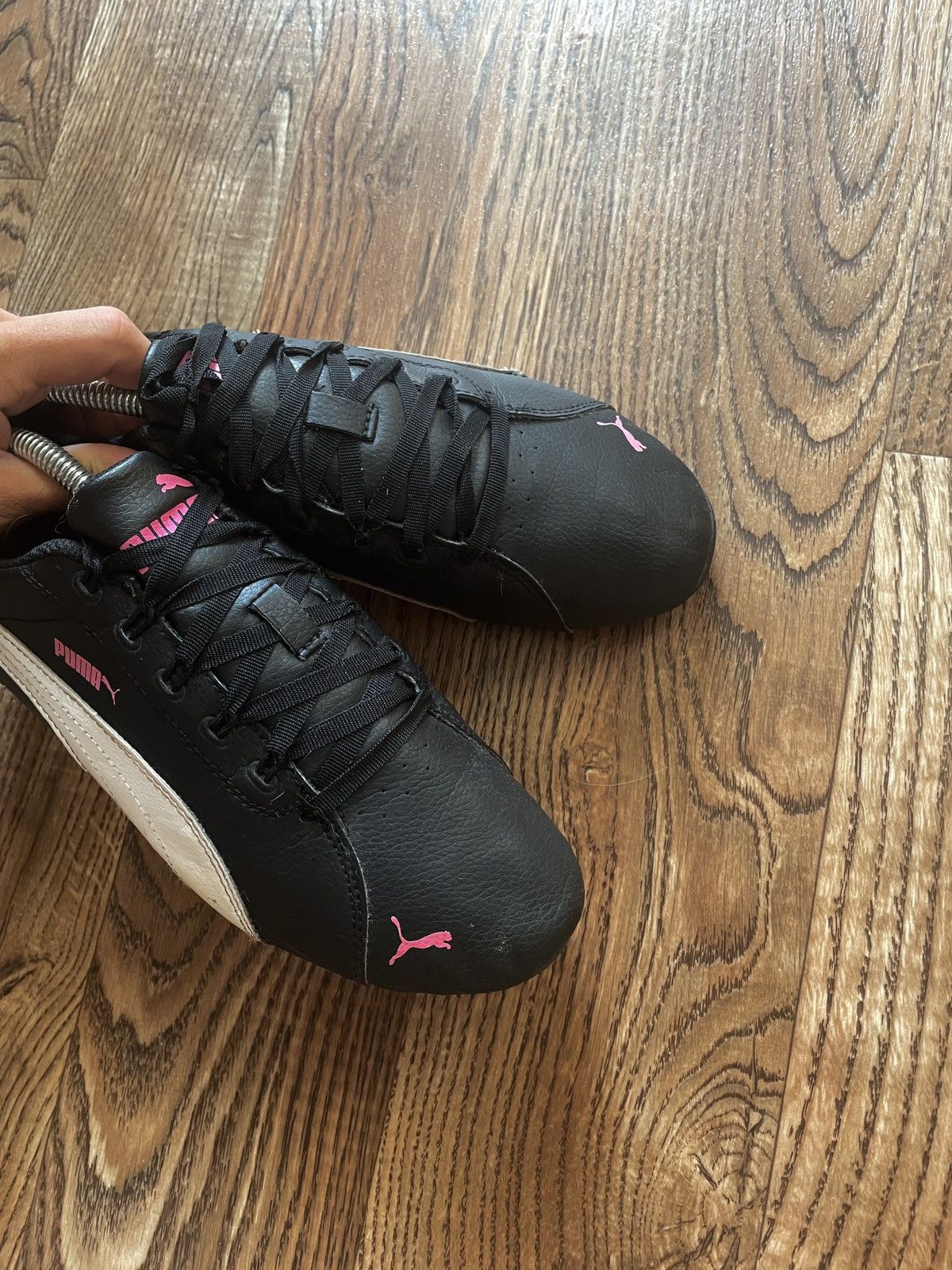 Puma Vintage Puma Speedcat Y2K Black/Pink Sneakers Size US 10.5 / IT 40.5 - 5 Thumbnail