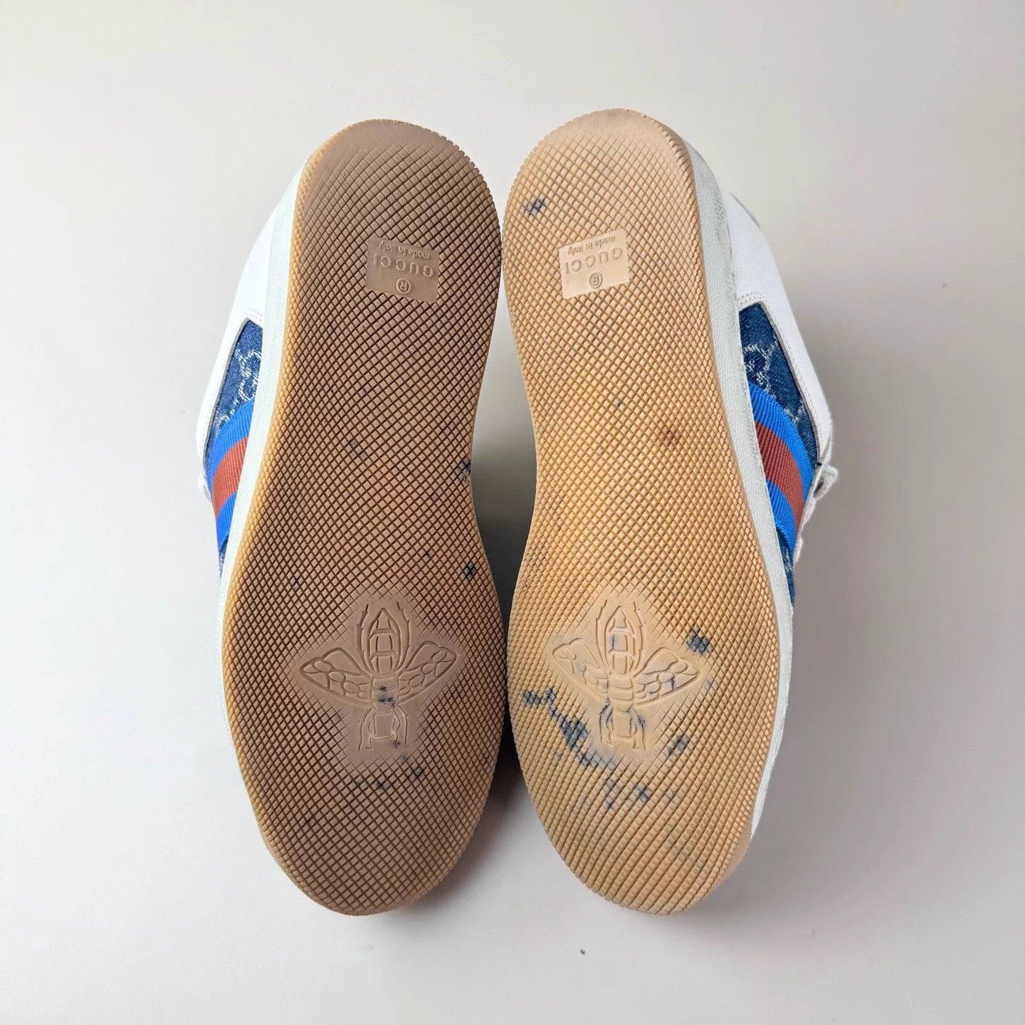 Gucci GUCCI Denim Double G Enamel Distressed Women's 36.5 95 New Size US 5.5 / IT 35.5 - 7 Thumbnail