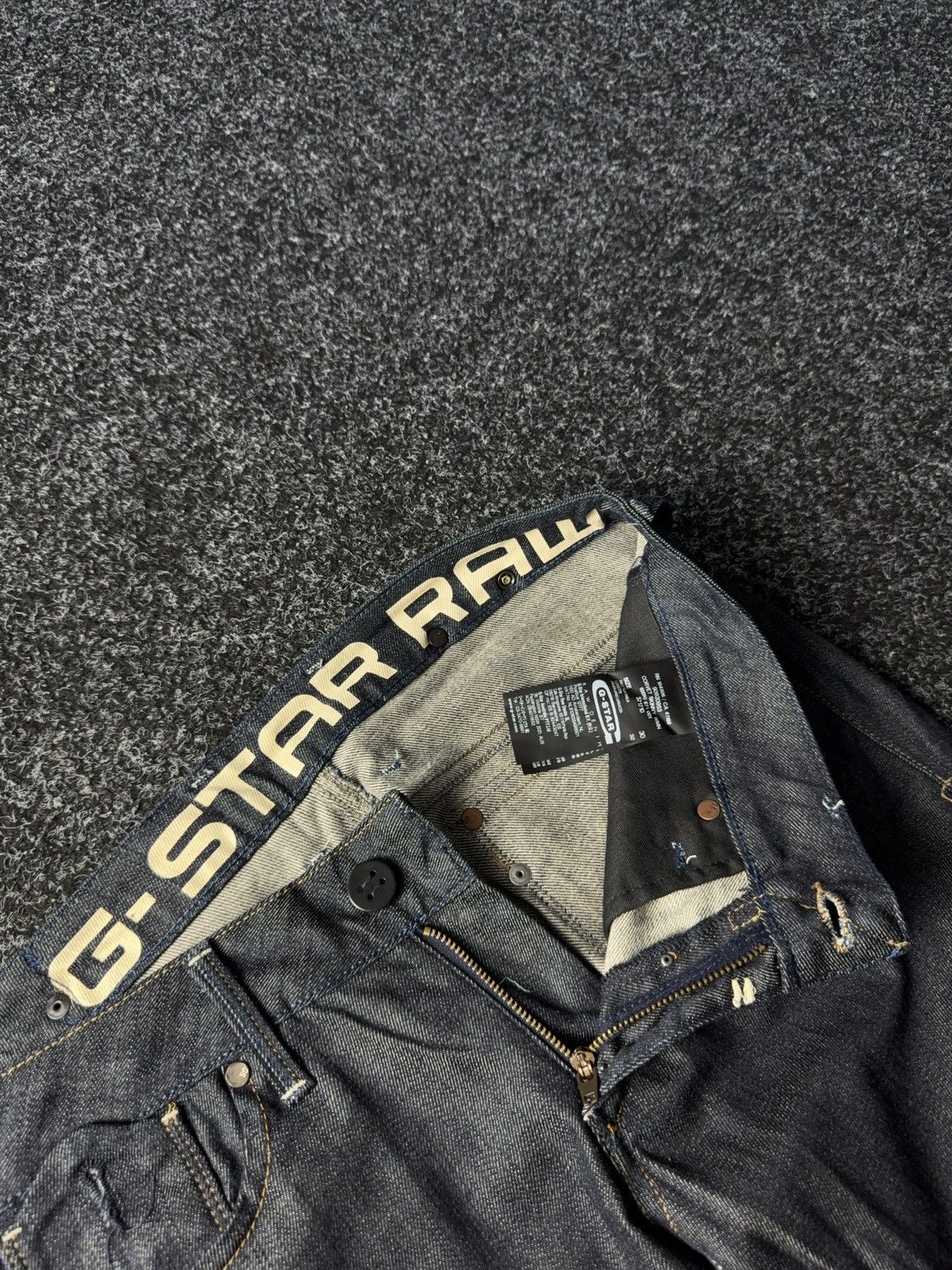 G-Star G-Star Raw Slim Fit Dark Wash Jeans Y2K Techwear Style Size 30" / US 8 / IT 44 - 8 Thumbnail