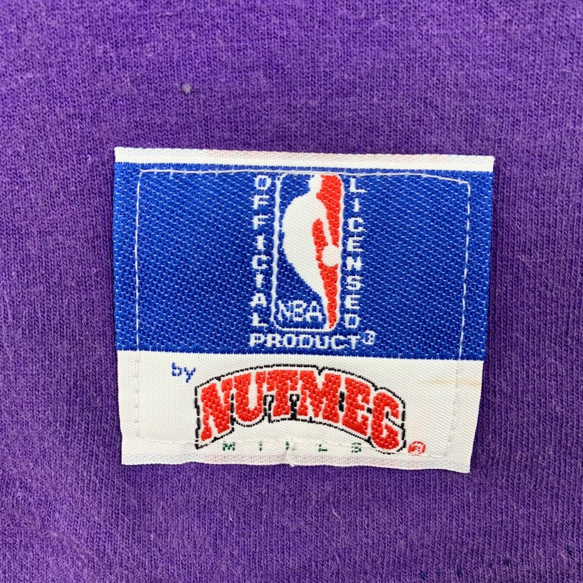 NBA × Vintage Vintage 90s LOS ANGELES LAKERS Magic johnson nutmeg tee Size US XL / EU 56 / 4 - 11 Thumbnail