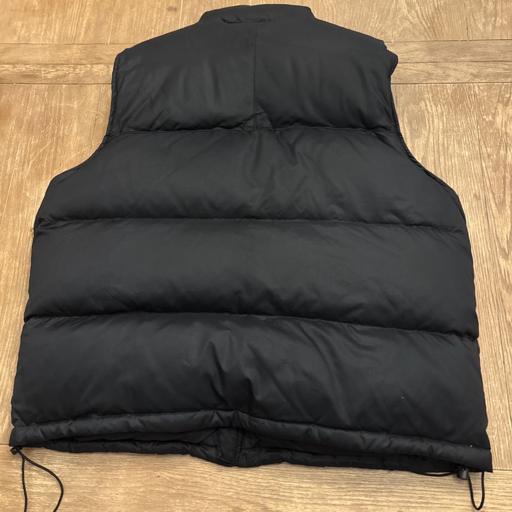 Eddie Bauer VINTAGE? (no) Eddie Bauer Ebtek Puffer Vest Goose Down Black Size XL Mens Quilted Down Vest Nylon Ebtek Draw String Issue Size US XL / EU 56 / 4 - 6 Thumbnail