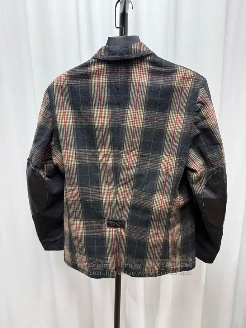 Junya Watanabe Junya Watanabe Ombre Plaid Patchwork Cotton Jacket Size US XS / EU 42 / 0 - 6 Thumbnail