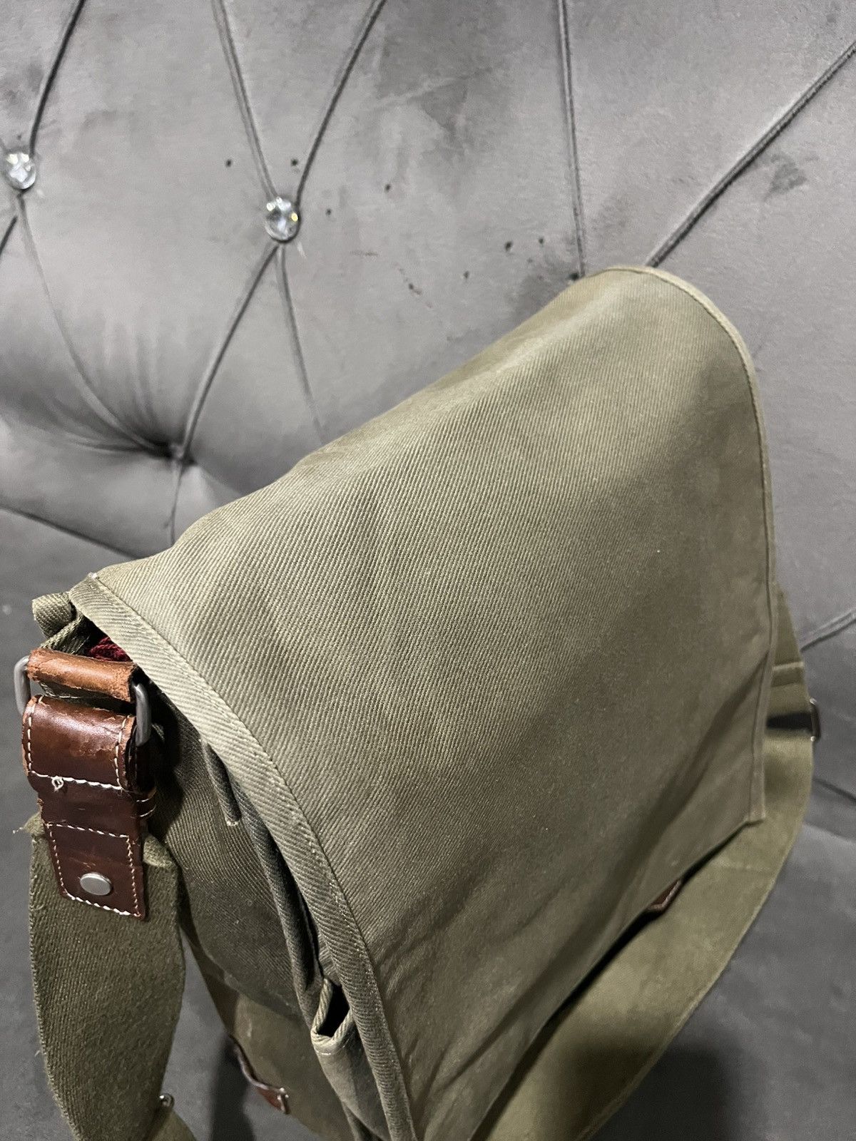 Yohji Yamamoto Authentic INED HOMME By Yohji Yamamoto Militry Bag Size ONE SIZE - 9 Thumbnail
