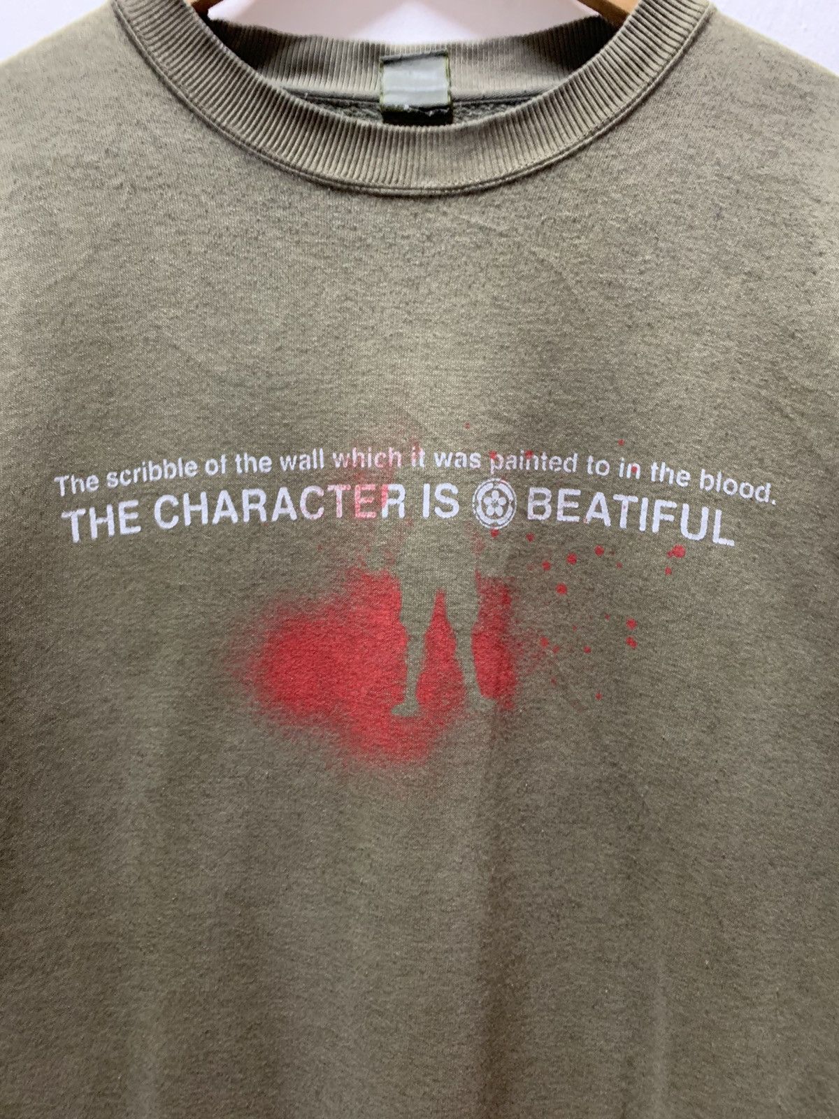 Japanese Brand Vintage Grunge Painted to in the Blood Archival Sweatshirt Size US XL / EU 56 / 4 - 2 Thumbnail