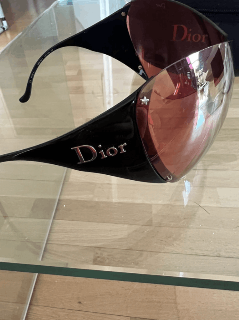 Dior DIOR Sunglasses Ski Millenium Wrap Shield Mask Bike Galliano Size ONE SIZE - 3 Thumbnail