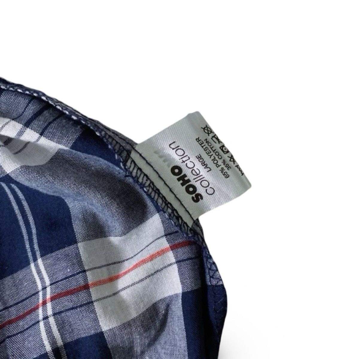 Other Sohow1 Collection London Men’s Blue Plaid Boxers Size Large Size 36 - 4 Thumbnail