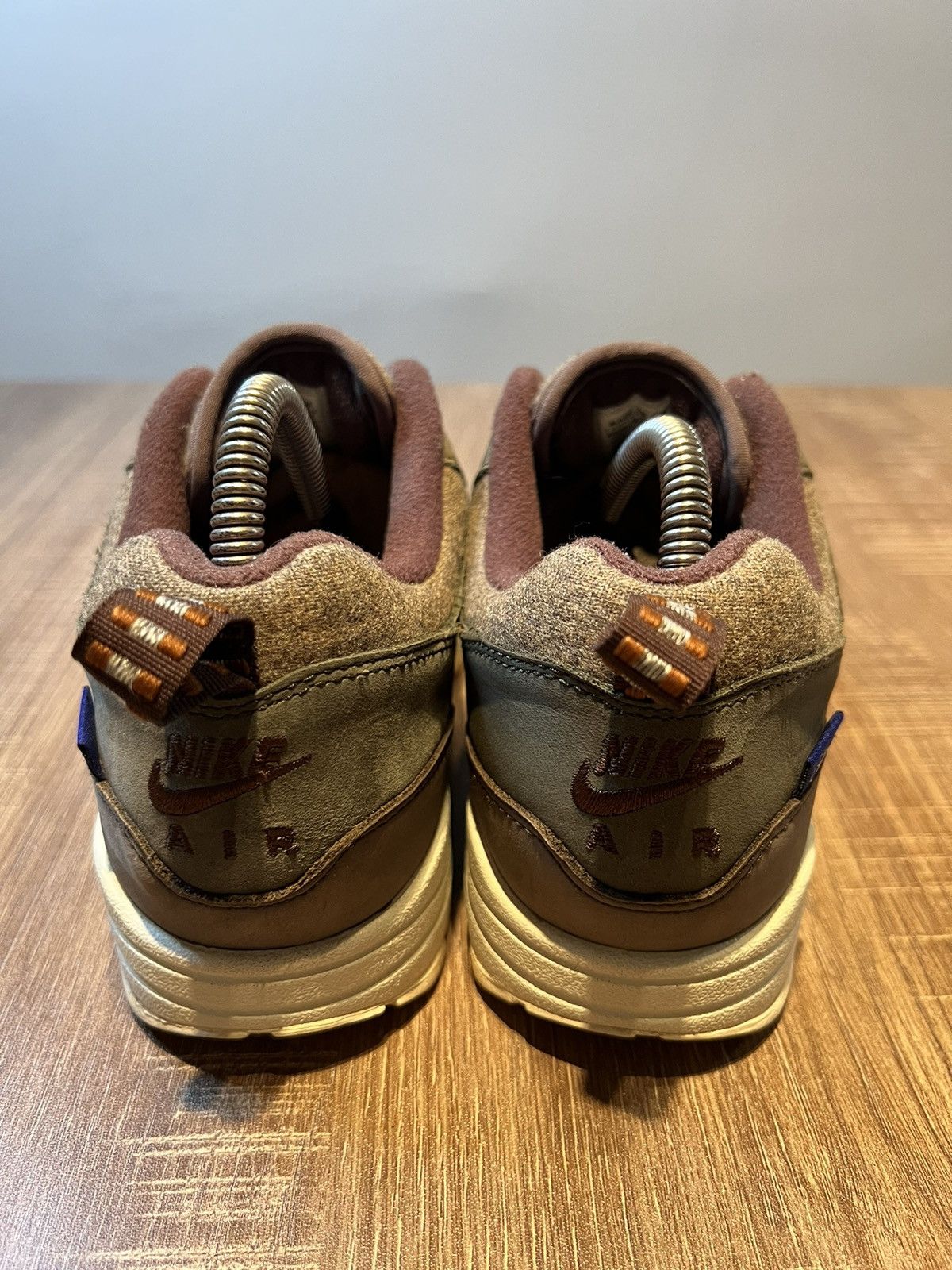 Nike × Pendleton Nike Air Max 1 x Pendleton Fabrics Brown Suede Size 6.5 Size US 6.5 / EU 39-40 - 4 Thumbnail