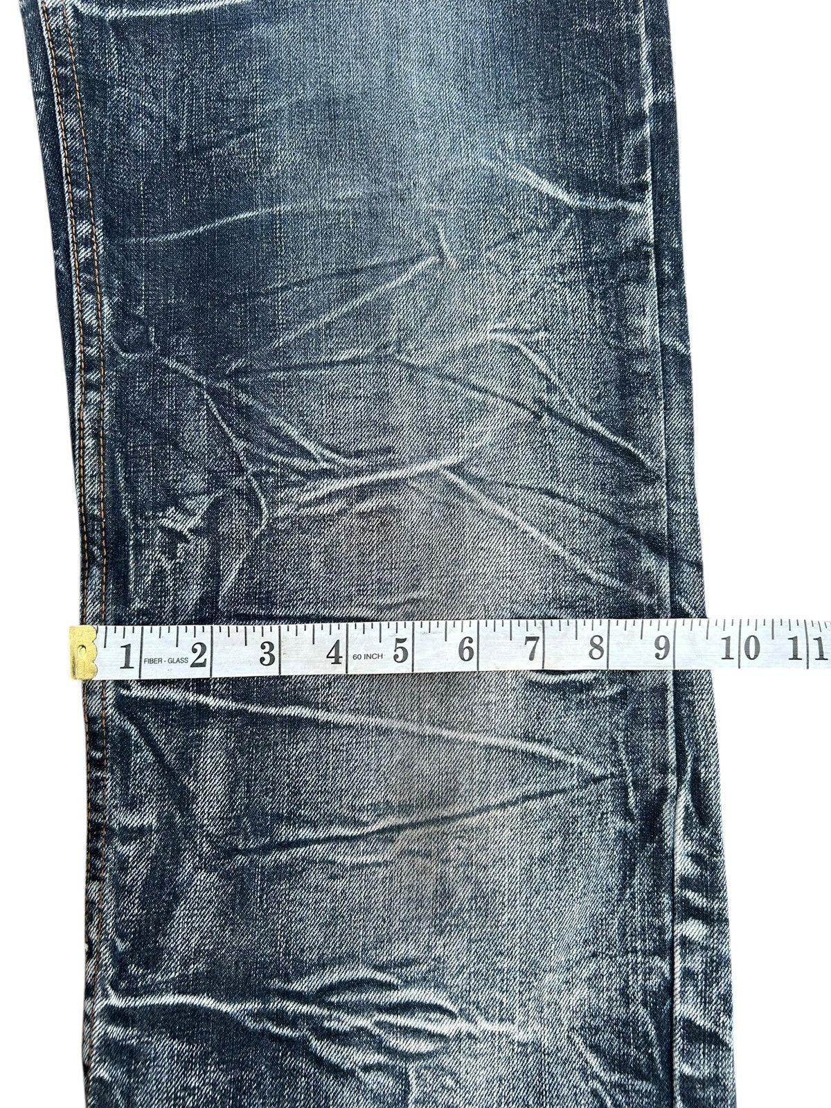 Kapital Nylaus Double Waist Japanese Punk Distressed Denim Jeans Size US 34 / EU 50 - 23 Thumbnail