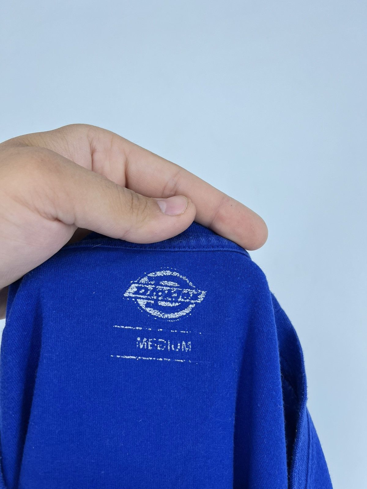 Dickies × Vintage Vintage Dickies Blue Tee T-Shirt Classic Big Logo Size M Size US M / EU 48-50 / 2 - 9 Thumbnail