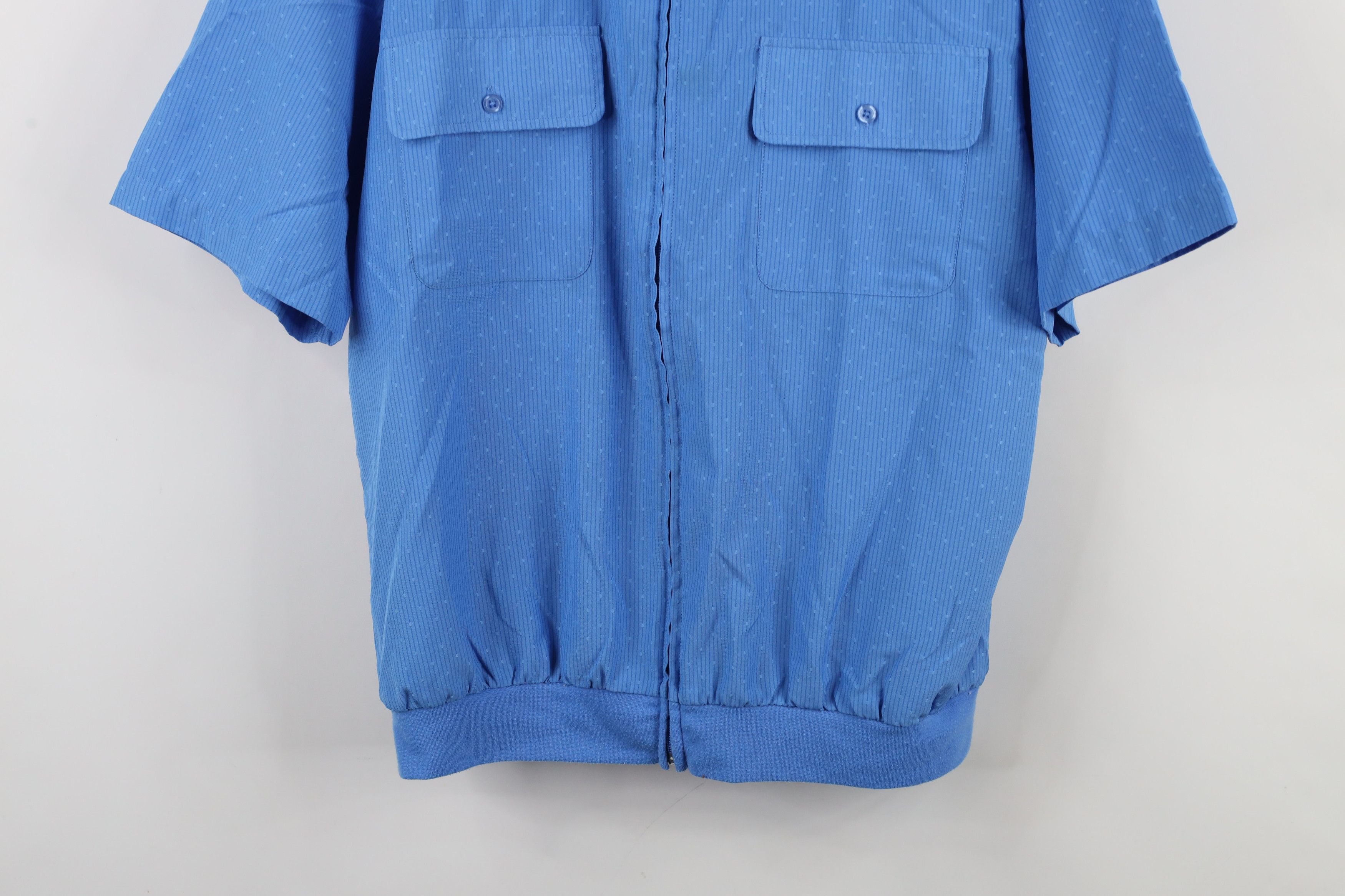 Vintage Vintage 90s Streetwear Geometric Collared Full Zip Jacket Size US M / EU 48-50 / 2 - 3 Thumbnail