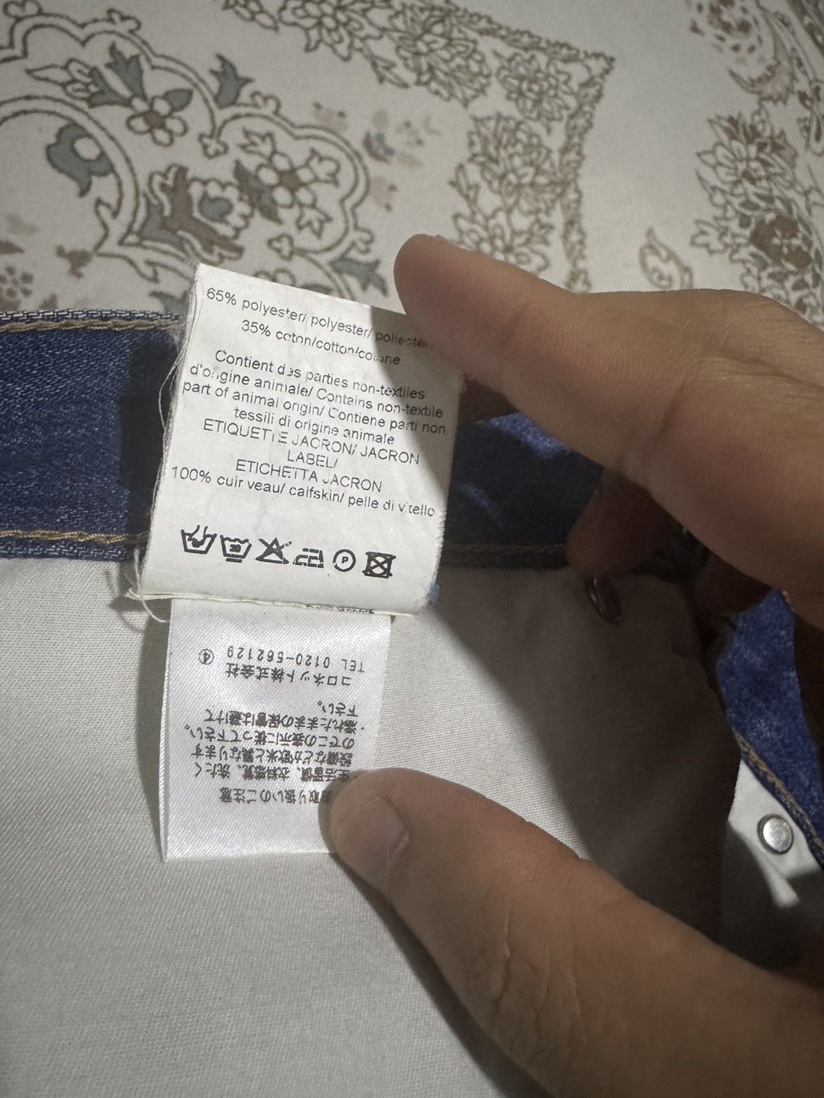Lanvin × Vintage OG Lanvin Dior 2 Tones Colour Denim Straight Cut Jeans Size US 32 / EU 48 - 7 Thumbnail