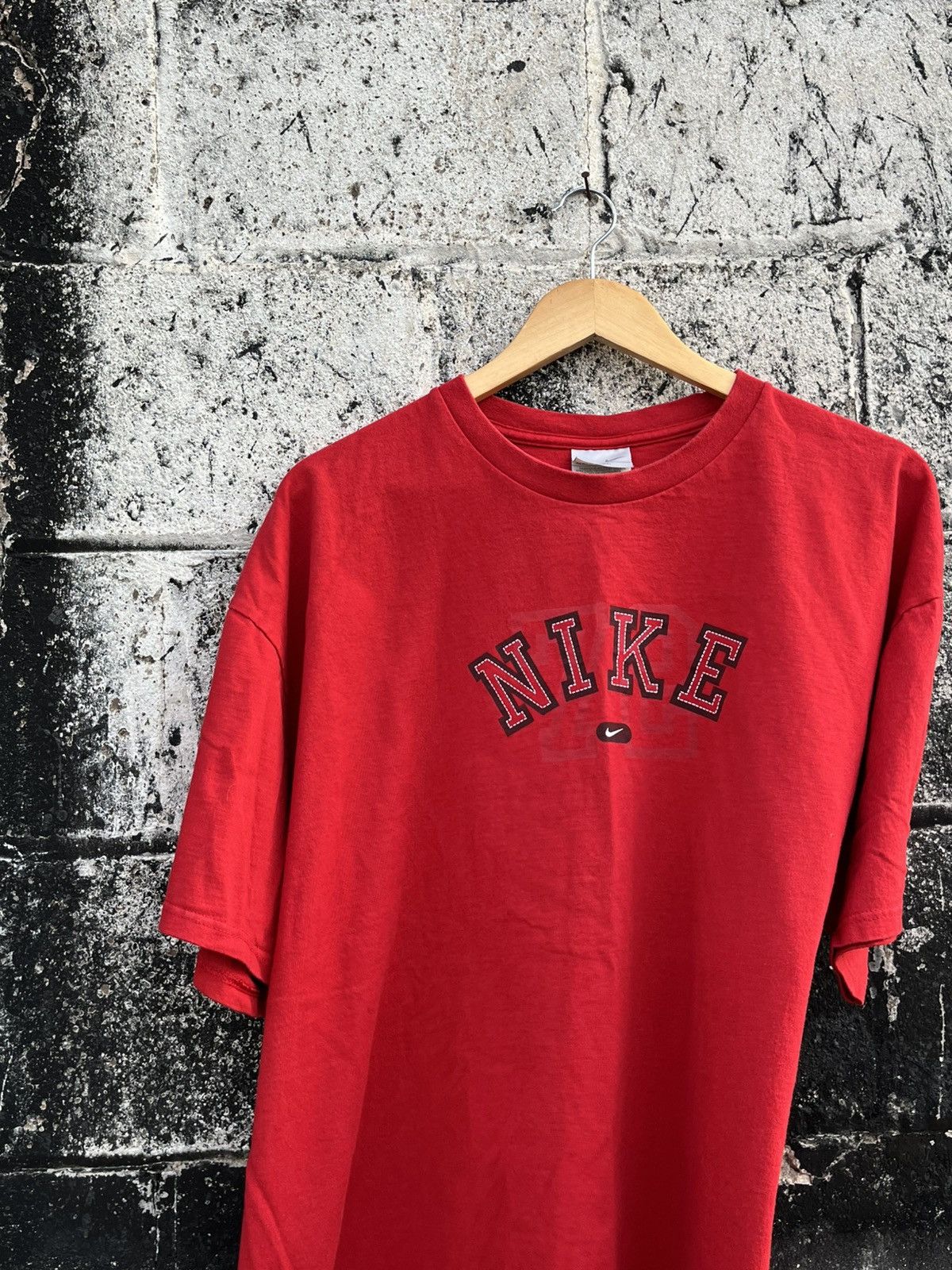 Nike × Vintage Vintage Nike spell out tee shirt boxy streetwear sportswear Size US XXL / EU 58 / 5 - 3 Thumbnail