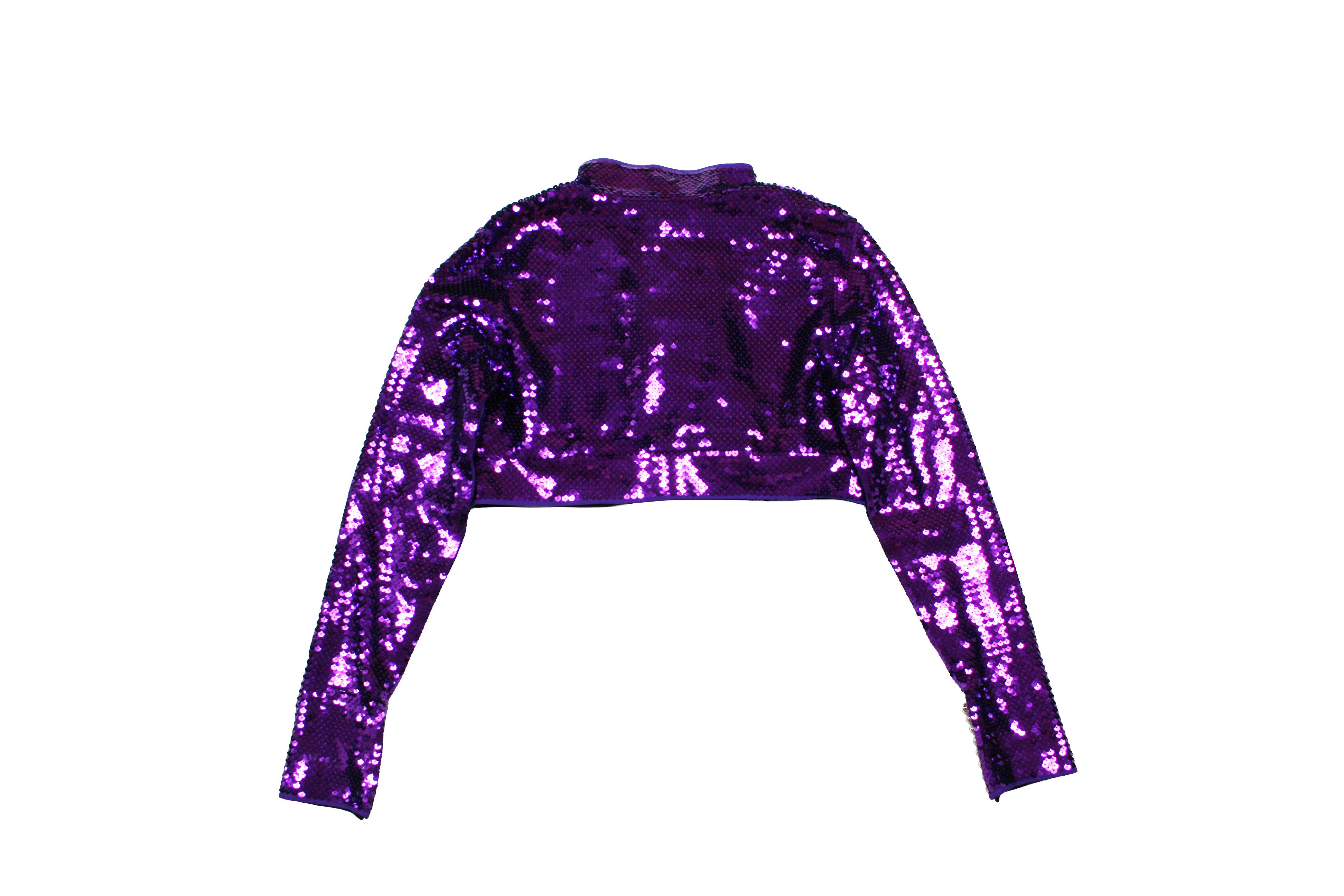 H&M × Paco Rabanne Sequins Crop Top Party Size L / US 10 / IT 46 - 2 Thumbnail