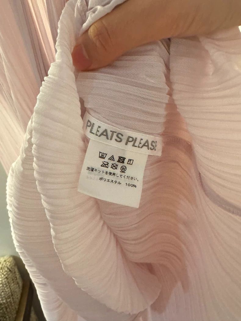 Issey Miyake Issey Miyake size:2 Pink pleated dress Size XS / US 0-2 / IT 36-38 - 3 Thumbnail