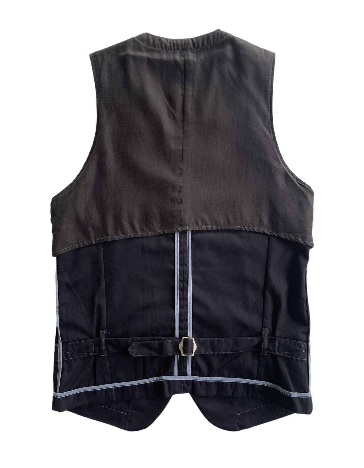 Japanese Brand HYBRID PATCHWORK TACTICAL VEST JACKET Size US S / EU 44-46 / 1 - 4 Thumbnail