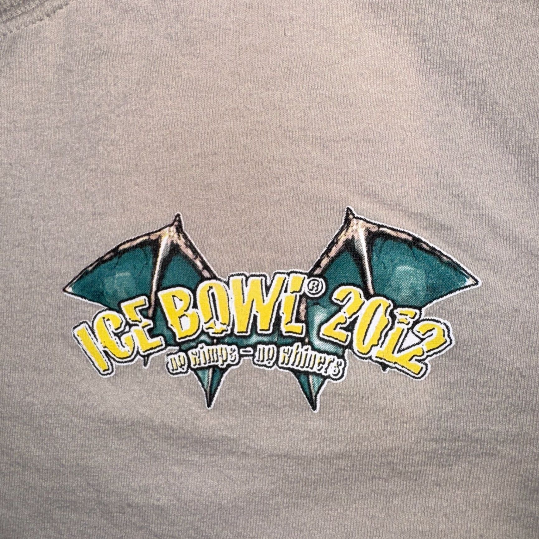 Gildan 2012 Discraft Ice Bowl Buzz Dragon Beige Long Sleeve Tshirt XL Nike-style? Size US XL / EU 56 / 4 - 3 Thumbnail