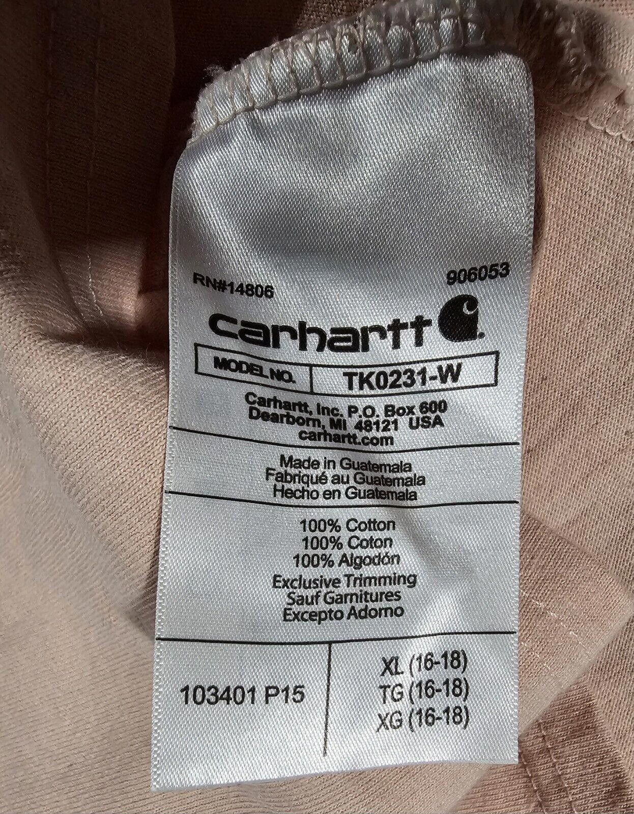 Carhartt Carhartt Loose Fit XL(16-18) Long Sleeve Shirt Pinkish Size US XXS / EU 40 - 9 Thumbnail