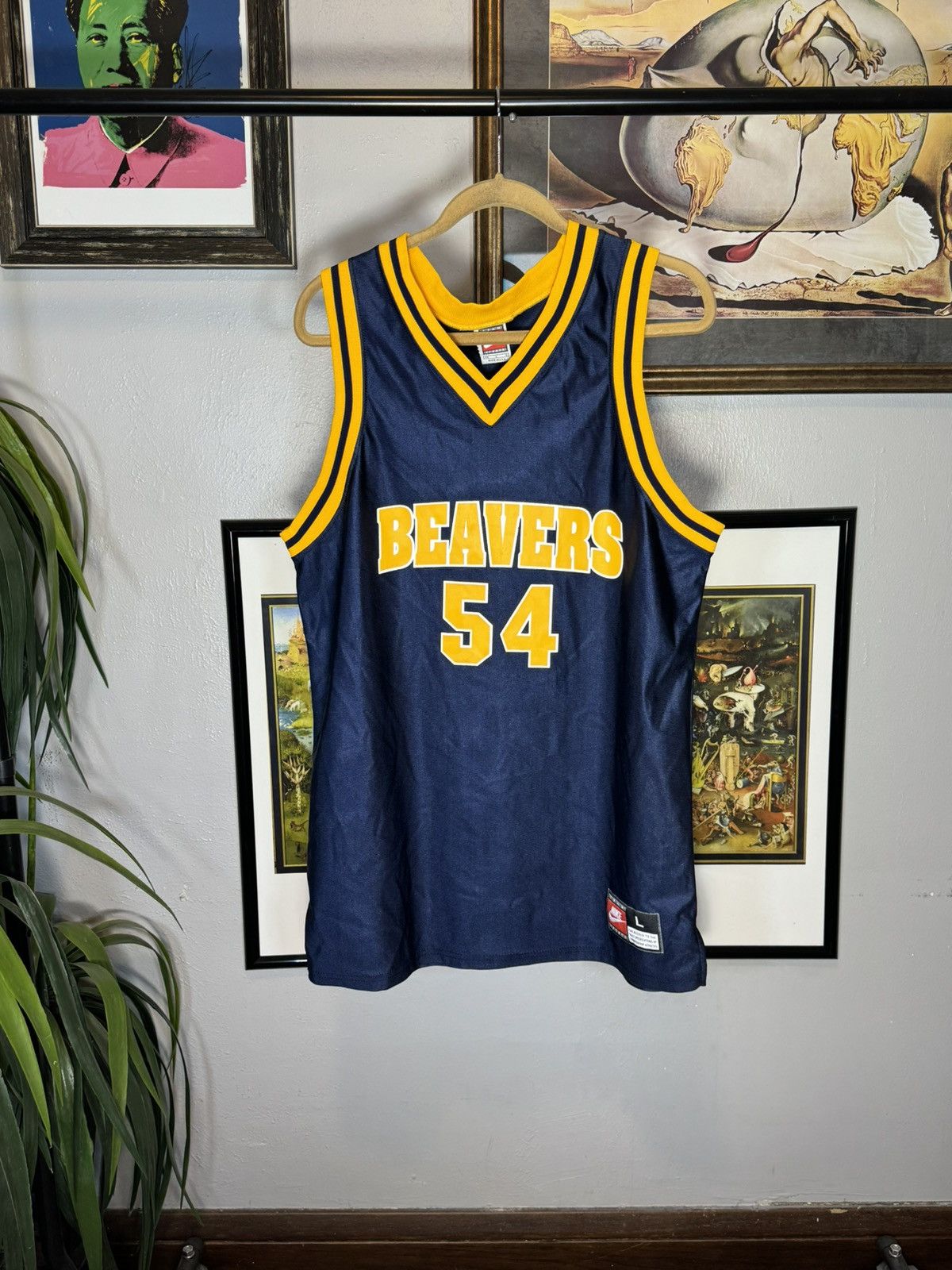 Nike × Vintage Vintage Beavers Nike Basketball Jersey Size US L / EU 52-54 / 3 - 1 Thumbnail