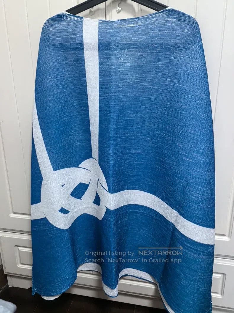Issey Miyake Issey Miyake size:one size Blue Midi Skirt Size 31" - 1 Thumbnail