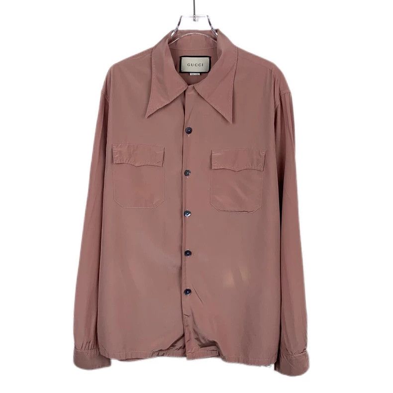 Gucci Gucci Lapel single-breasted long-sleeved brown long-sleeved Size US M / EU 48-50 / 2 - 1 Thumbnail