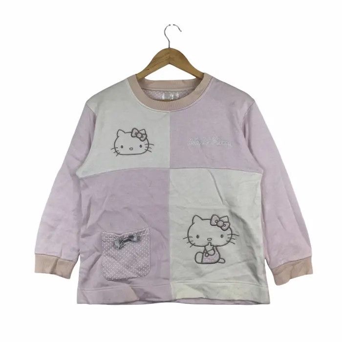 Japanese Brand Vtg HELLO KITTY JAPAN Anime Crewneck Sweater Sweatshirt Size M / US 6-8 / IT 42-44 - 1 Thumbnail