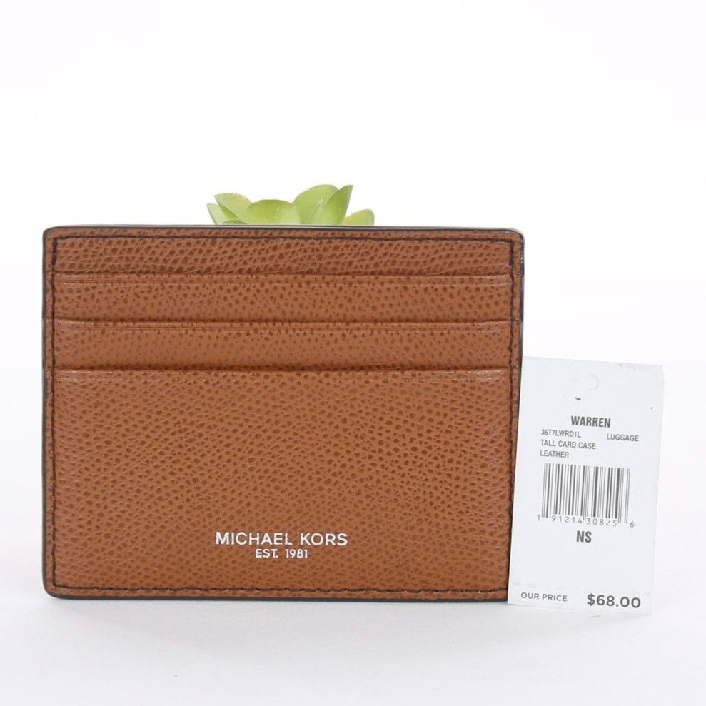 Michael Kors Michael Kors Brown Leather Card Case Size ONE SIZE - 5 Thumbnail