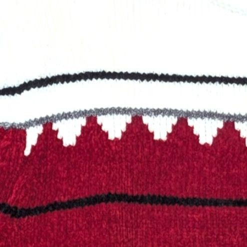 Vintage VINTAGE Alfred Dunner Pullover Sweater Geometric Chenille Black Red Cream M Women L1 Size M / US 6-8 / IT 42-44 - 5 Thumbnail