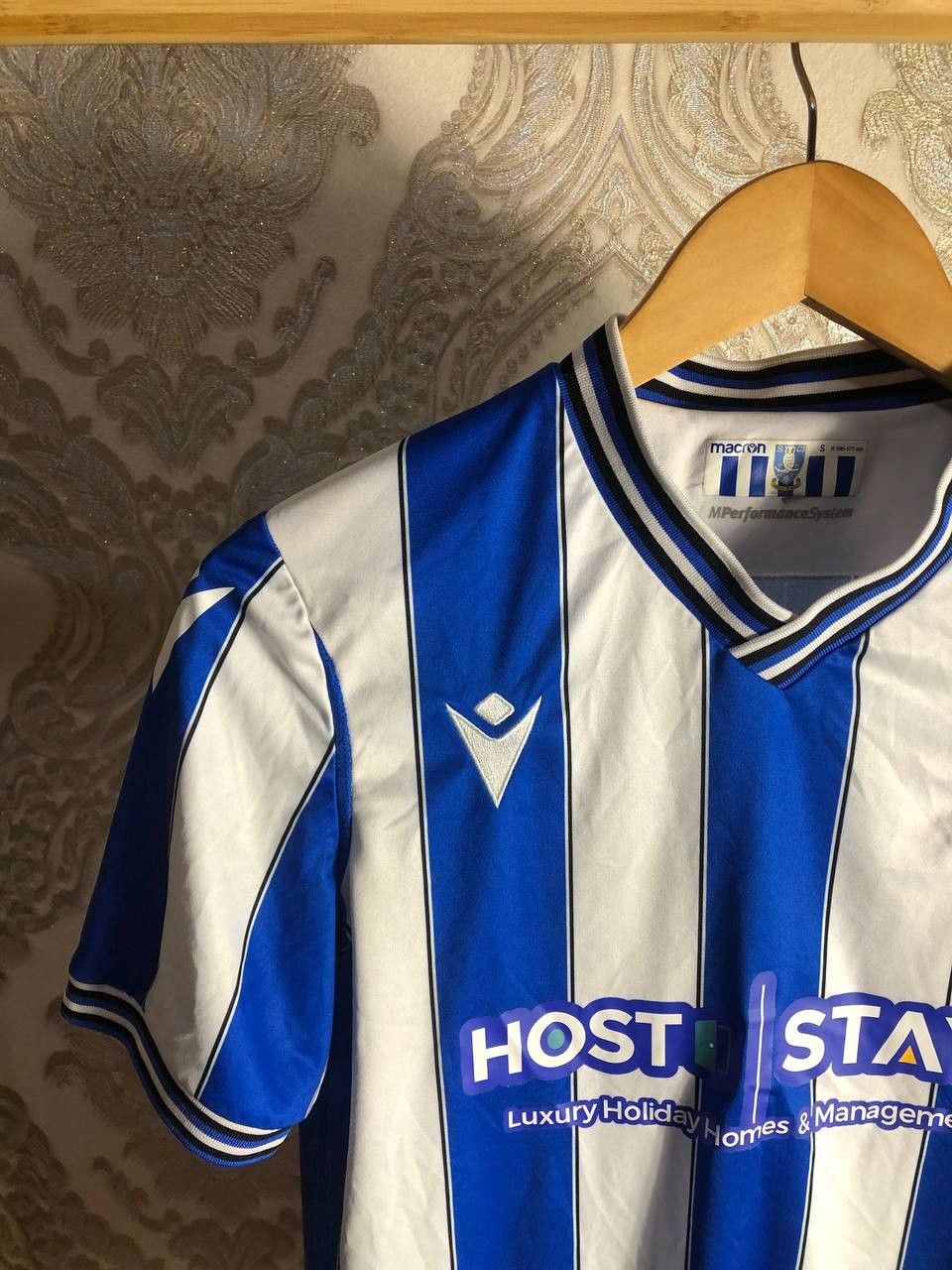 Vintage Very Rare Macron Sheffield Wednesday England Soccer Jersey Size US S / EU 44-46 / 1 - 4 Thumbnail