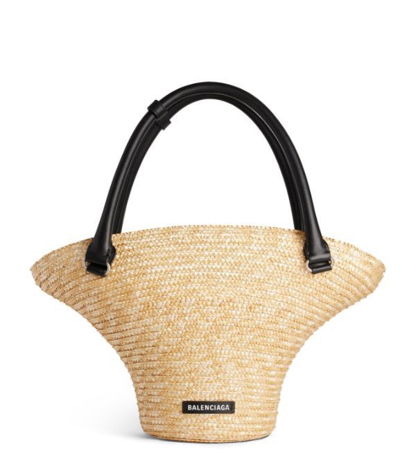Balenciaga o1la1rc1a0724 Size: OS / Beach Bag Large Tote in Beige/Black Size ONE SIZE - 1 Thumbnail