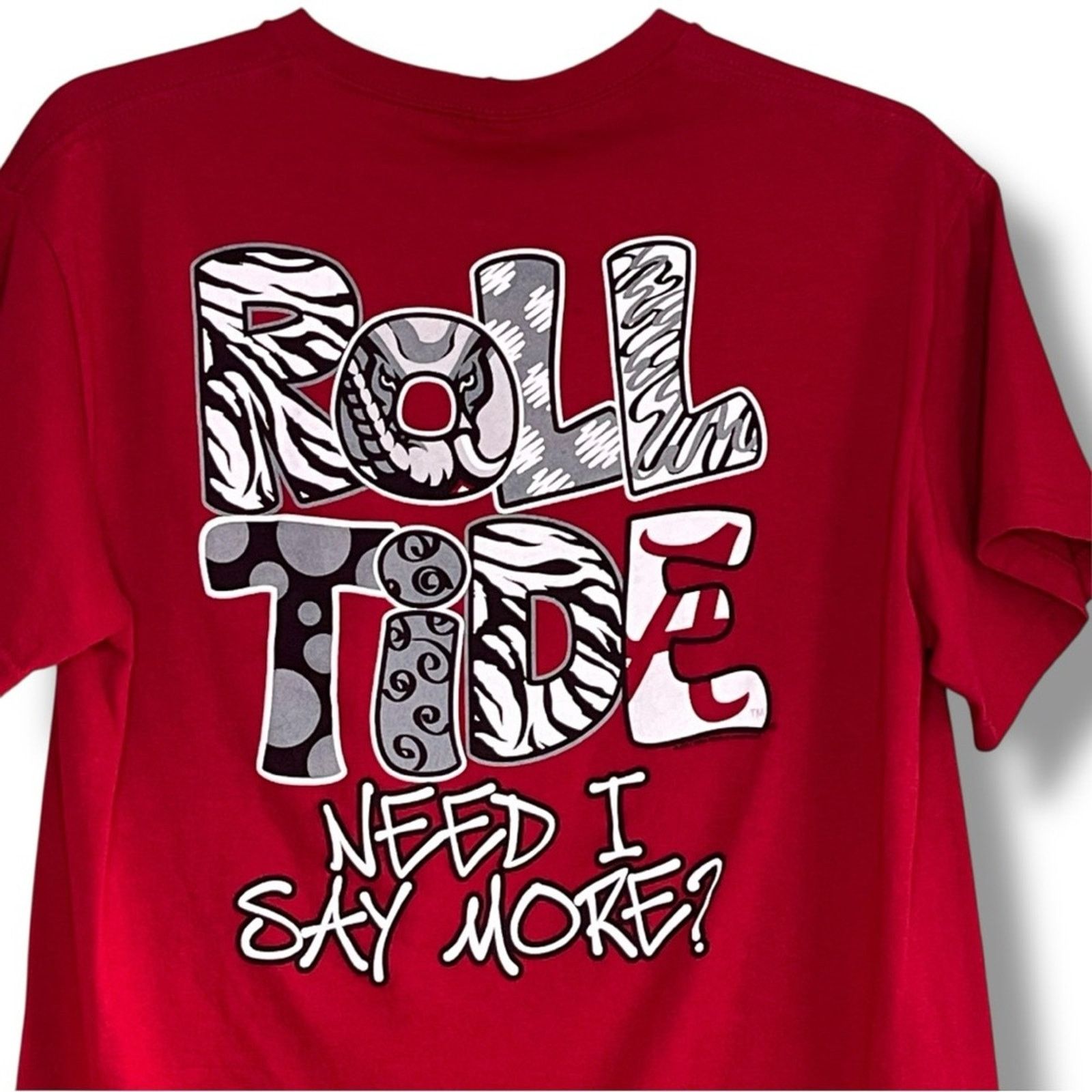 Delta Alabama Crimson Tide - Bama Girls, Need I Say More T-Shirt Size M / US 6-8 / IT 42-44 - 5 Thumbnail