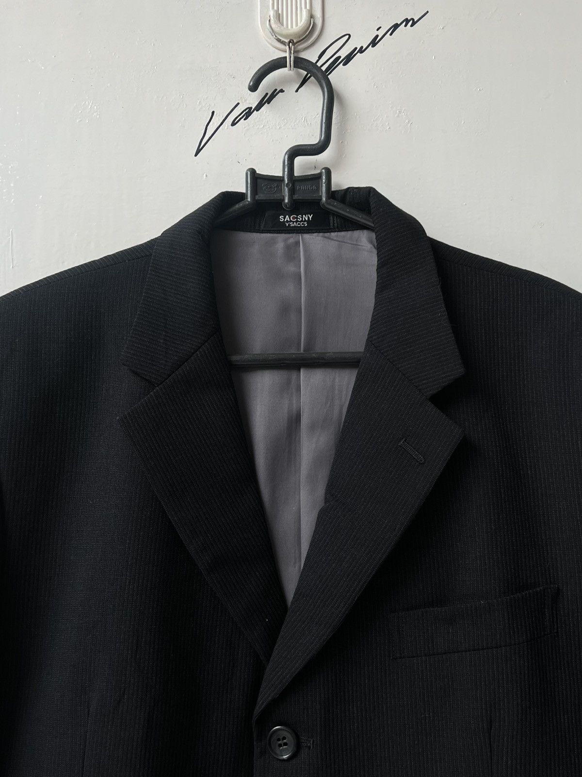 Yohji Yamamoto SACSNY Y’SACCS Yohji Yamamoto Striped Suit Size US S / EU 44-46 / 1 - 4 Thumbnail