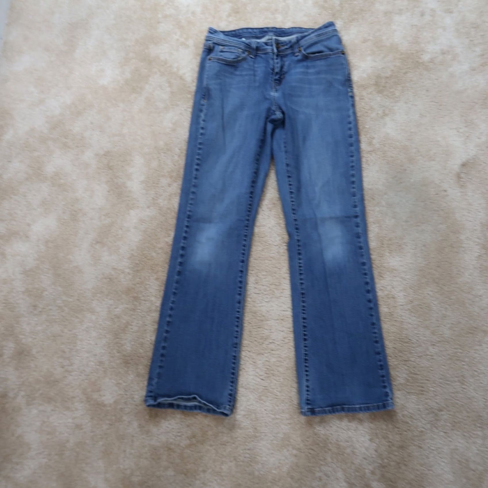 Levi's Levi's 515 Bootcut Jeans Women's 6 Blue Denim Stretch Mid Rise 30in Inseam 5-Pocket Classic Fit Size 28" / US 6 / IT 42 - 2 Thumbnail