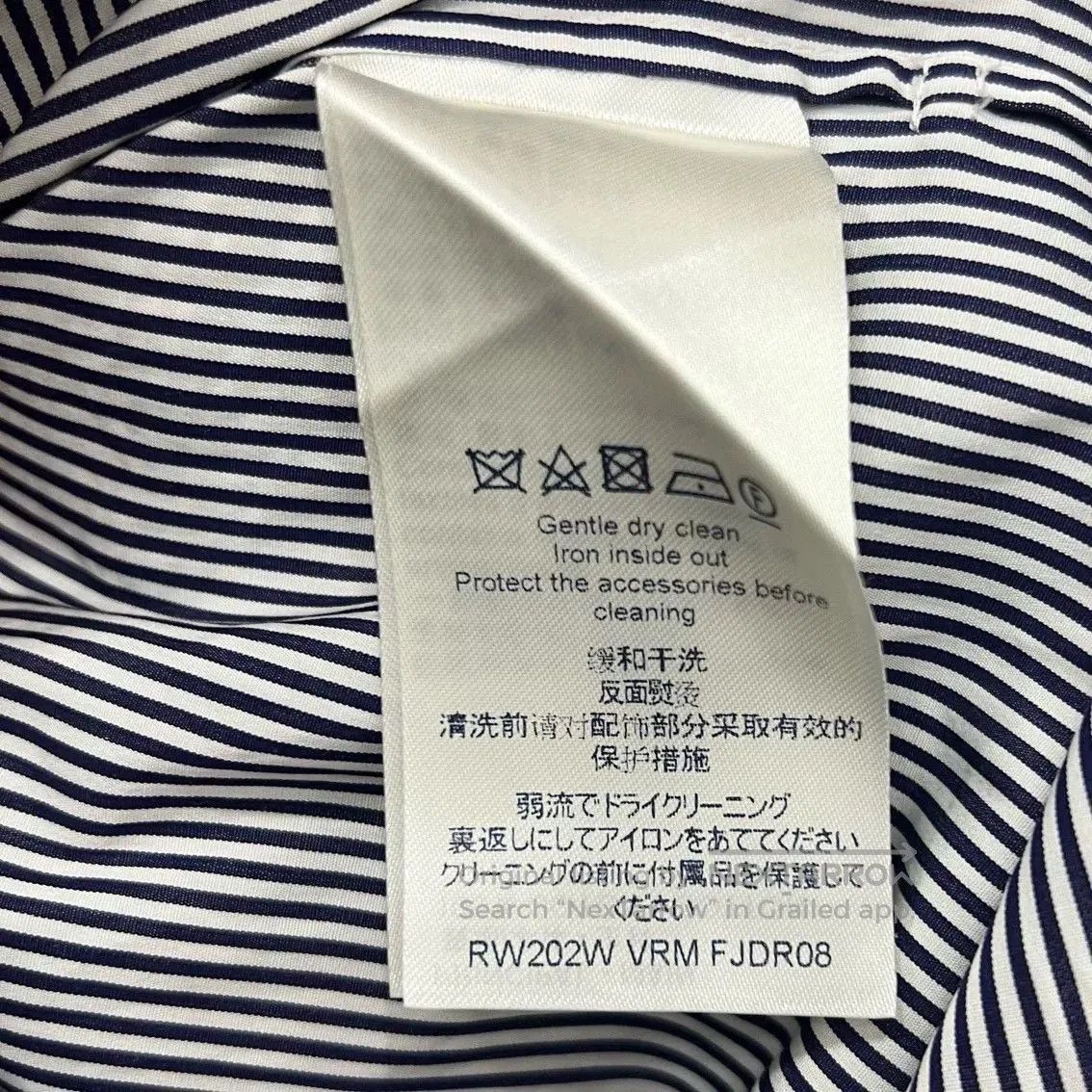 Louis Vuitton Louis Vuitton Striped Logo Shirt. Size US XXS / EU 40 - 5 Thumbnail