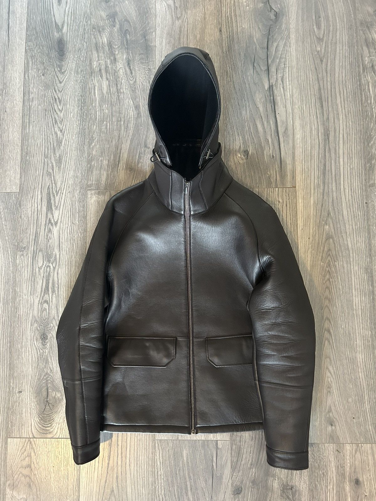 Bottega Veneta Leather Jacket with Detachable Hood Size US M / EU 48-50 / 2 - 1 Thumbnail