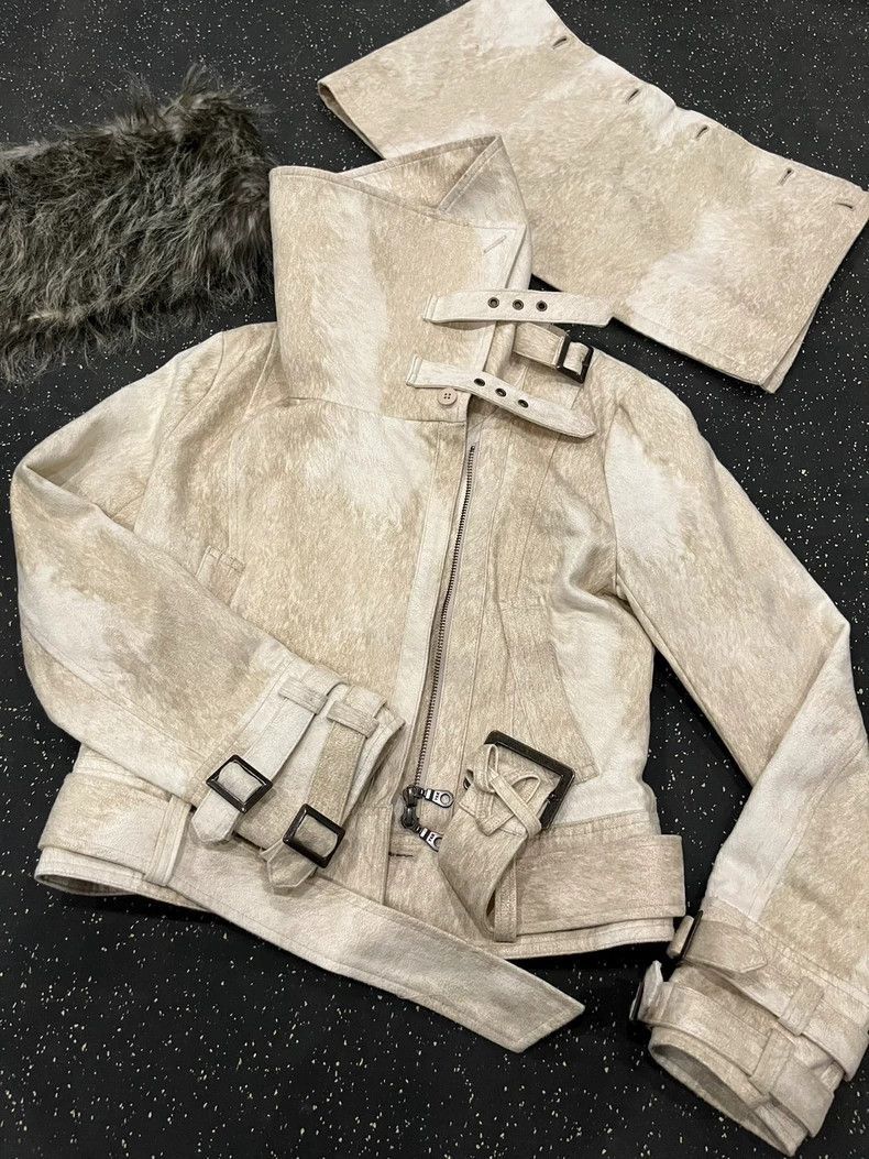 Yohji Yamamoto Vintage Tornado Mart Faux Fur Hooded Coat-2506 Size M / US 6-8 / IT 42-44 - 5 Thumbnail