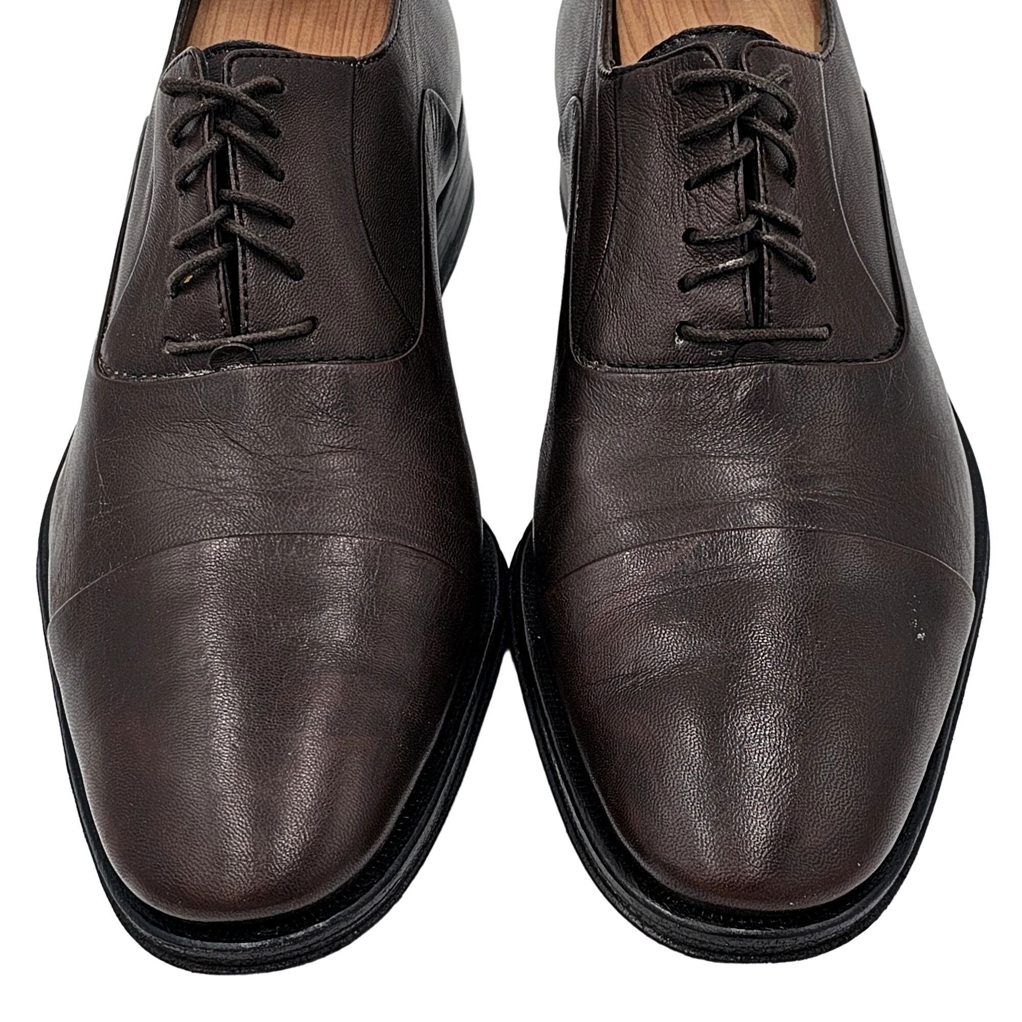 Bruno Magli Bruno Magli Italy Men's 6.5 Dress Shoes Brown Nappa Leather Size US 6.5 / EU 39-40 - 4 Thumbnail