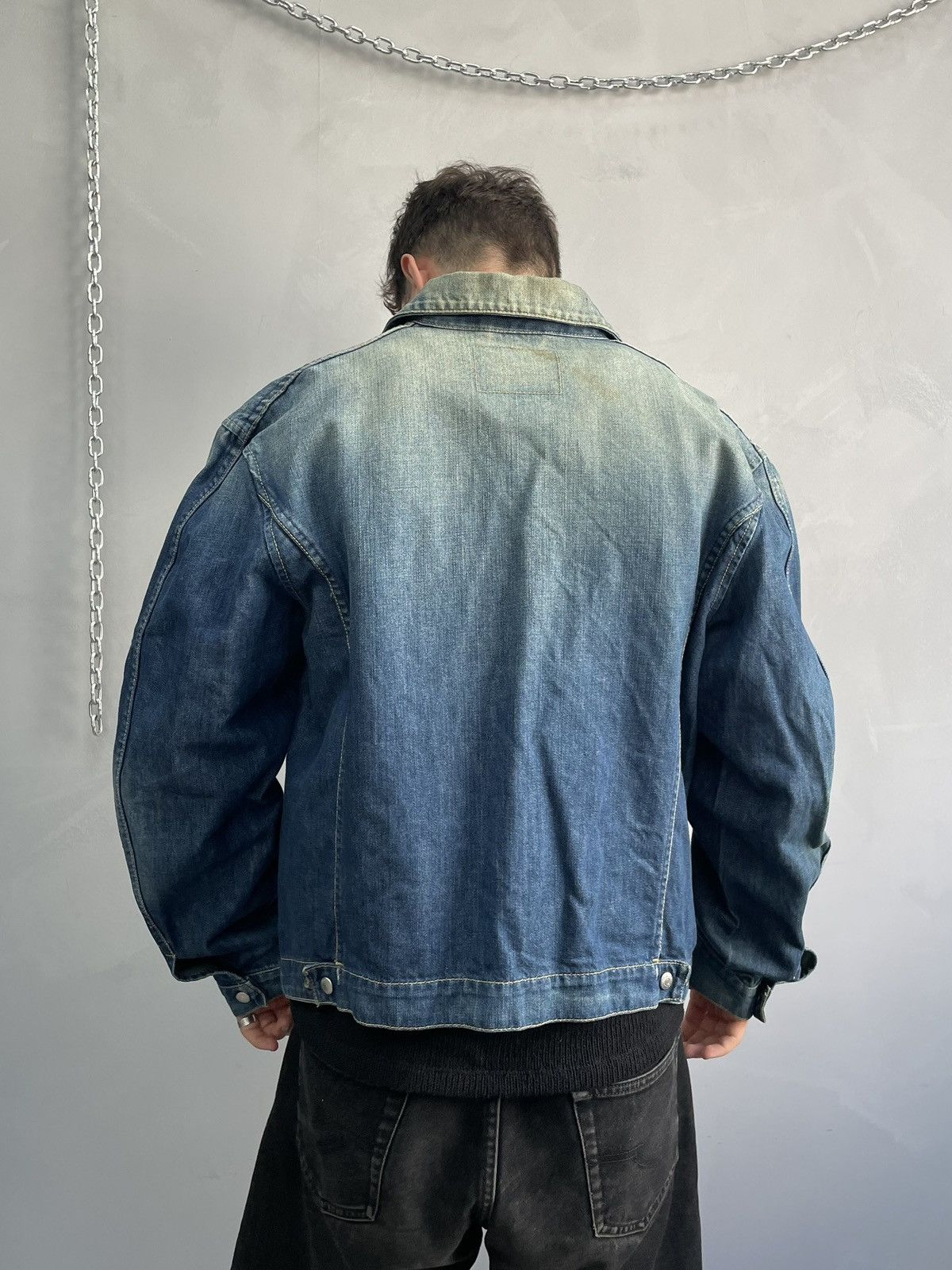 Levi's Vintage 90s Levis engineered retro faded denim jacket Size US XL / EU 56 / 4 - 9 Thumbnail