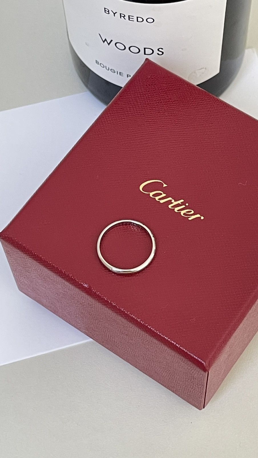 Cartier Cartier 1895 Wedding Band 2.5 mm Platinum 7.25 NEW $1190 Size ONE SIZE - 7 Thumbnail