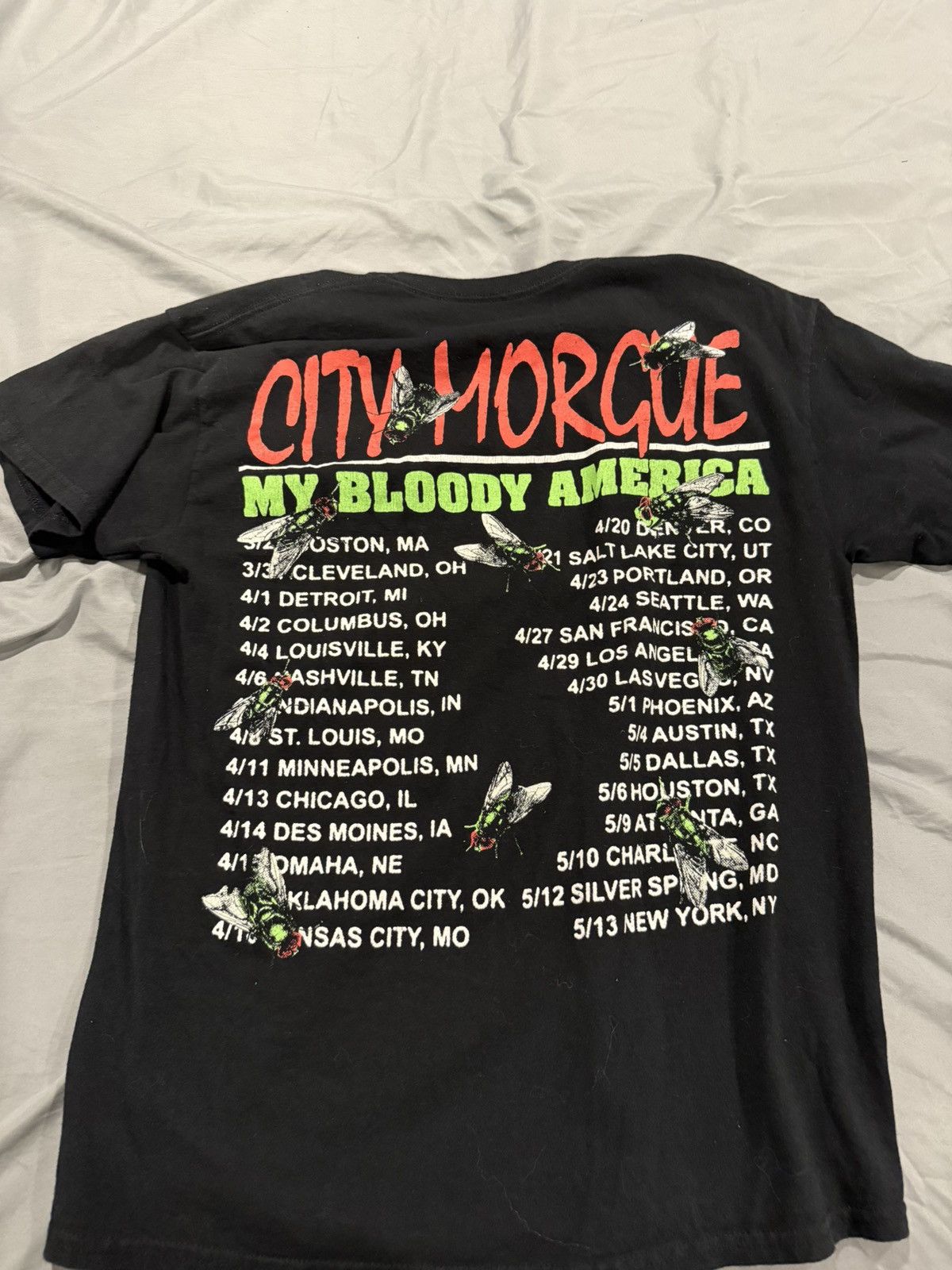 City Morgue City morgue my bloody america eye tour tee Size US L / EU 52-54 / 3 - 2 Thumbnail