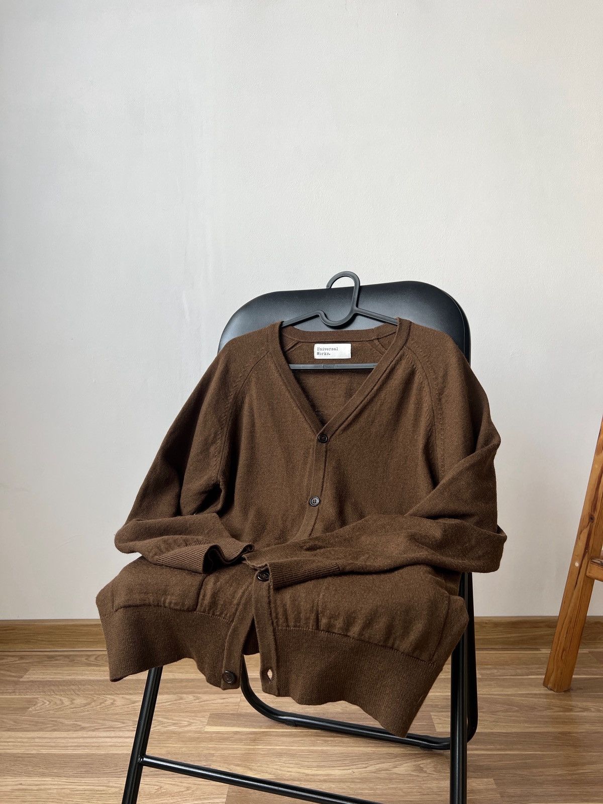 Universal Works Universal Works Men’s Wool Blend Brown Cardigan Size M Size US M / EU 48-50 / 2 - 4 Thumbnail