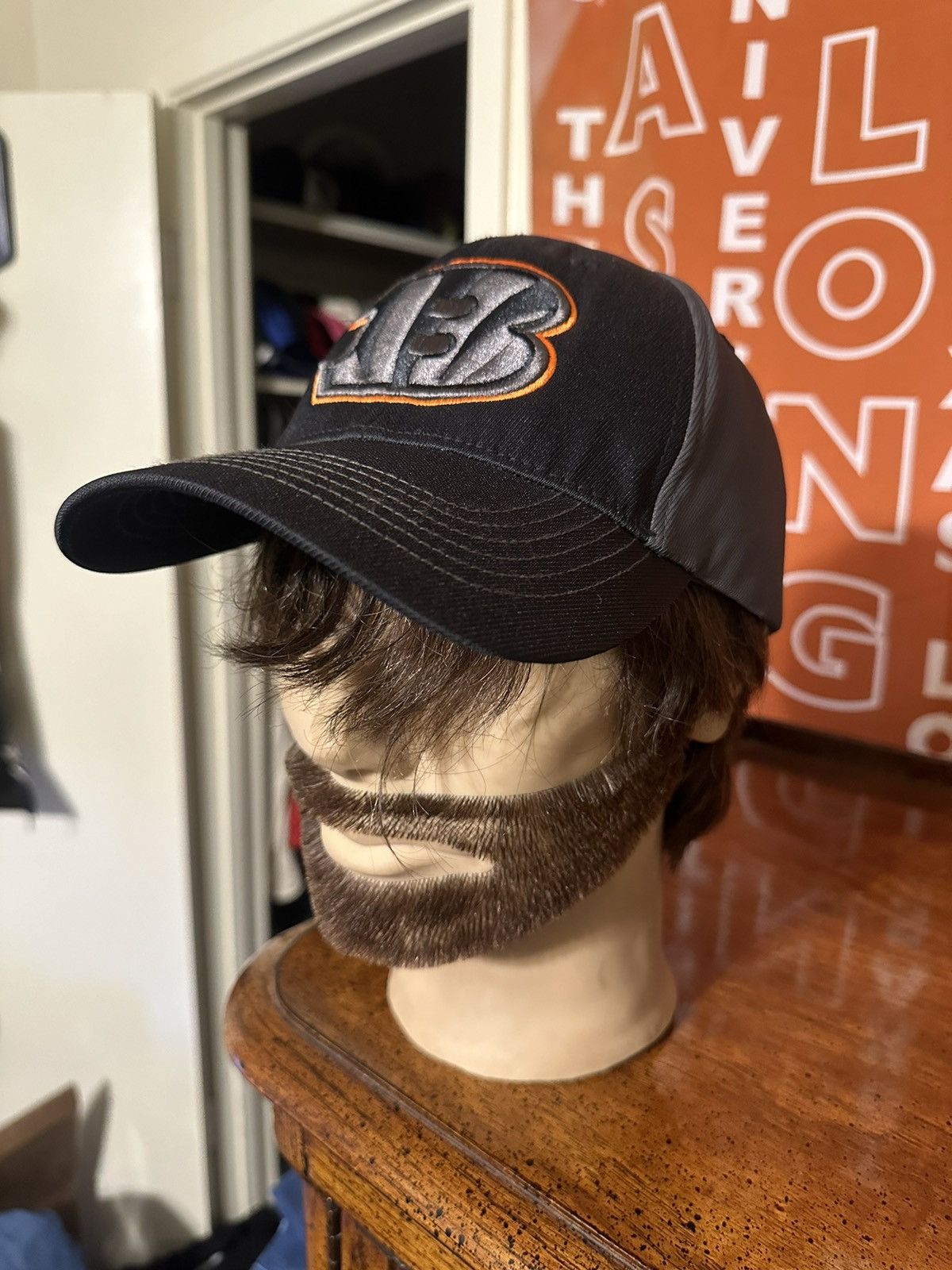 NFL × Vintage Vintage NFL cincinnati bengals “triple black” hat 00s Size ONE SIZE - 6 Thumbnail