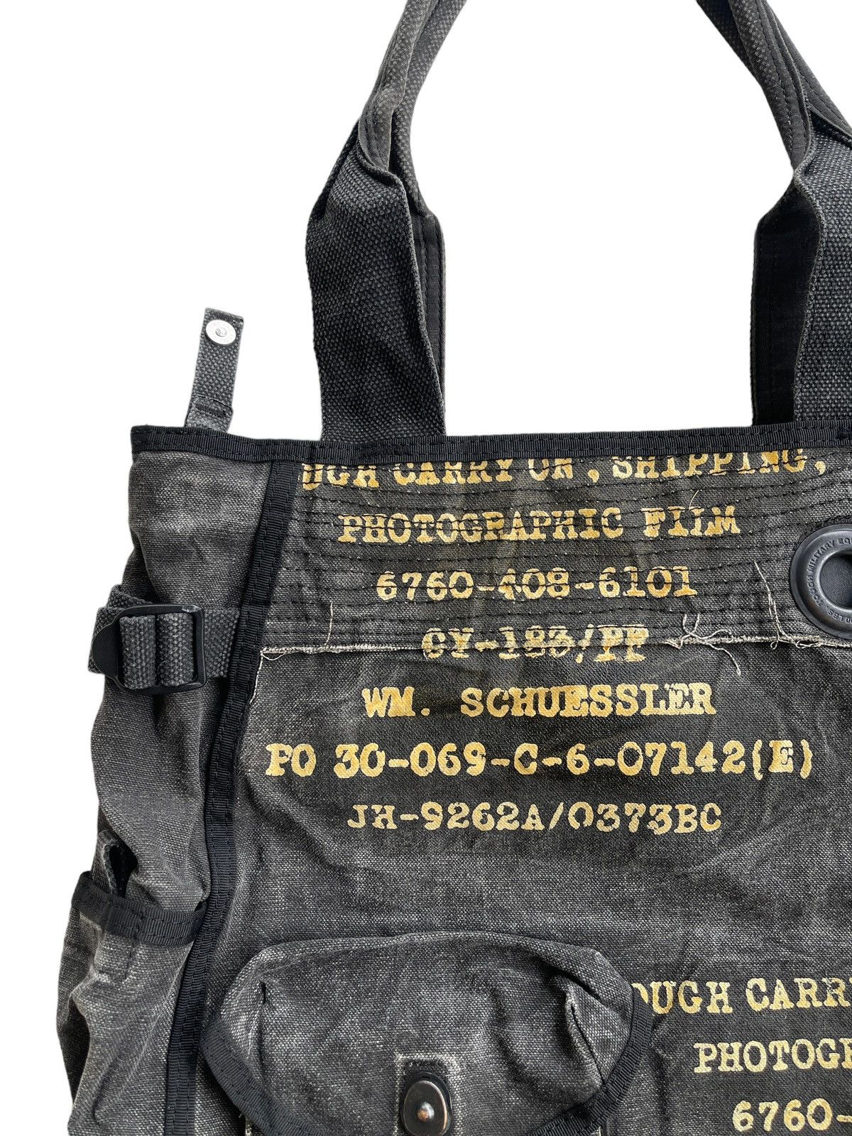 Japanese Brand Vintage Tough Jeansmith Military Tote Bag Size ONE SIZE - 6 Thumbnail
