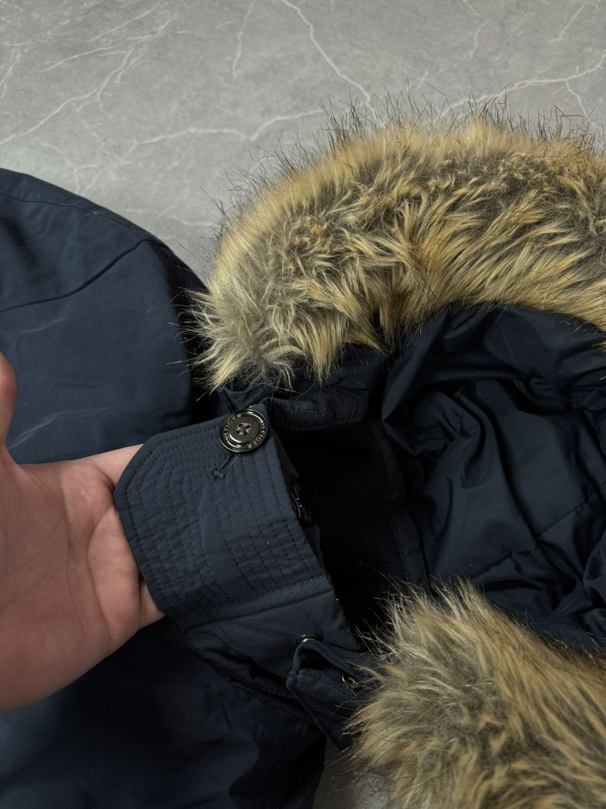 Tommy Hilfiger Tommy Hilfiger Bomber Down Jacket Alaska Marineblau Size S Size US S / EU 44-46 / 1 - 3 Thumbnail