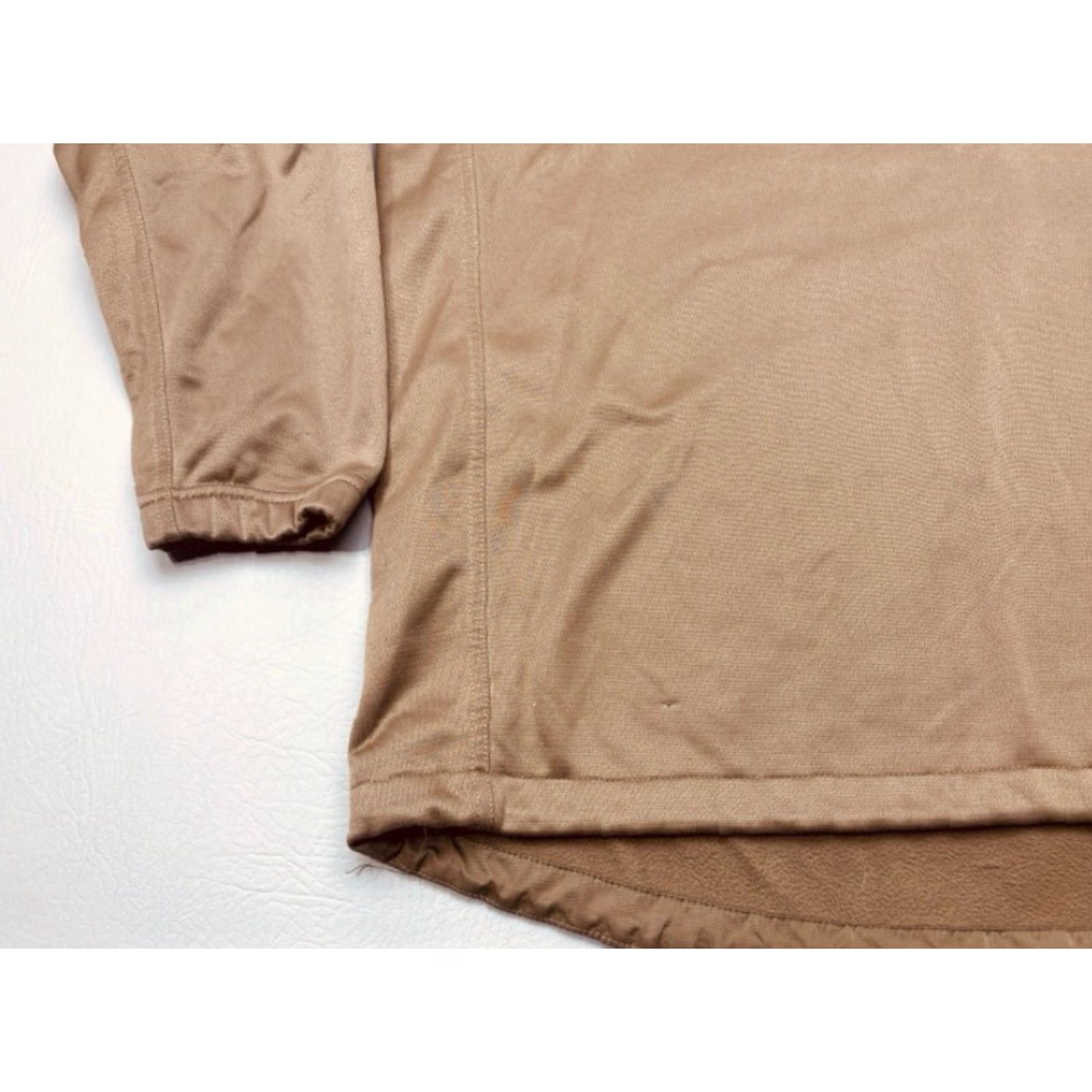 Nike VINTAGE Nike Golf Therma-Fit 1/2 Zip Fleece Pullover Mens XL Brown Chest Pocket 8253 Size US XL / EU 56 / 4 - 4 Thumbnail