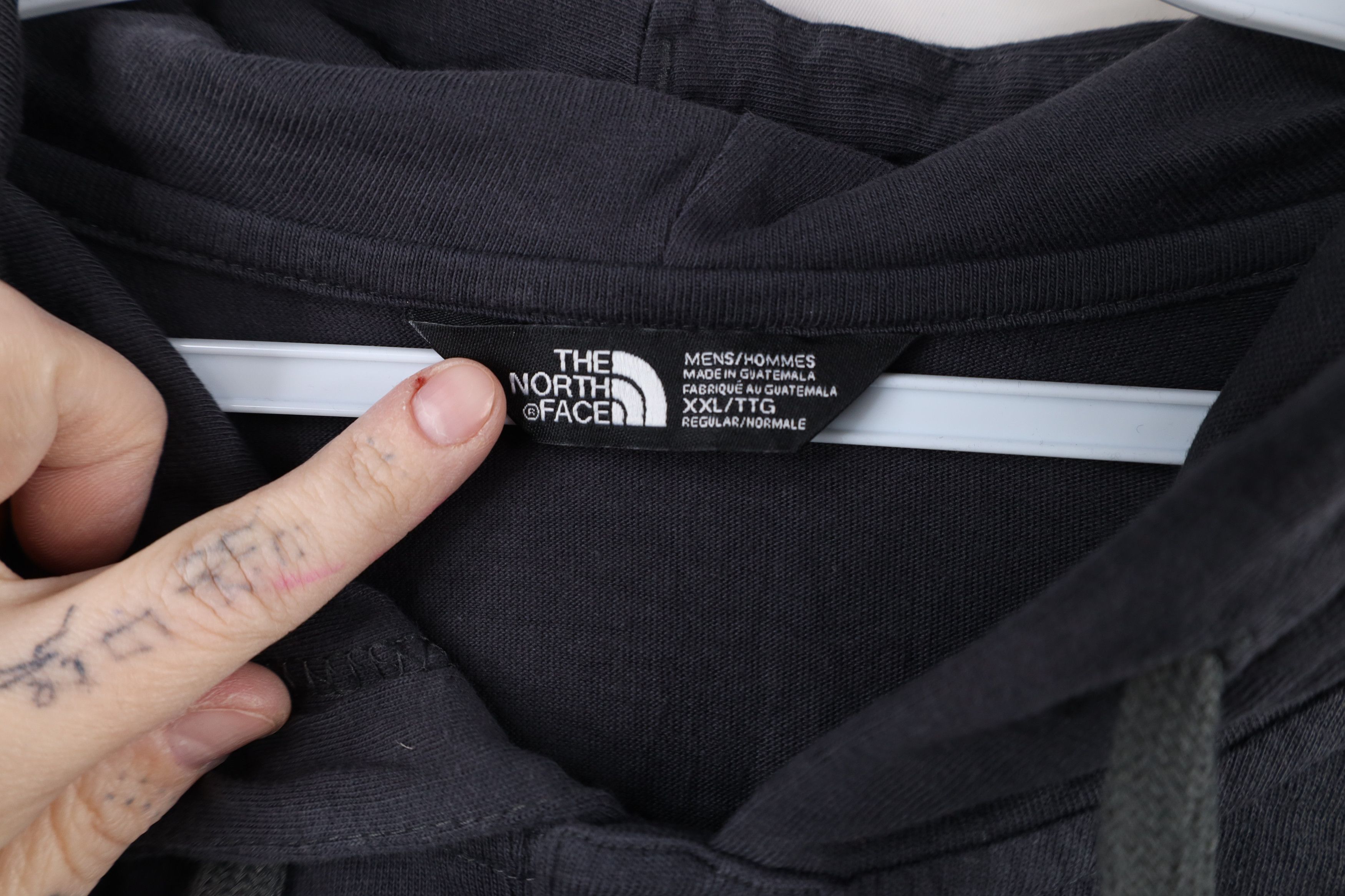 The North Face × Vintage The North Face Spell Out Lightweight Hooded Henley T-Shirt Size US XXL / EU 58 / 5 - 7 Thumbnail