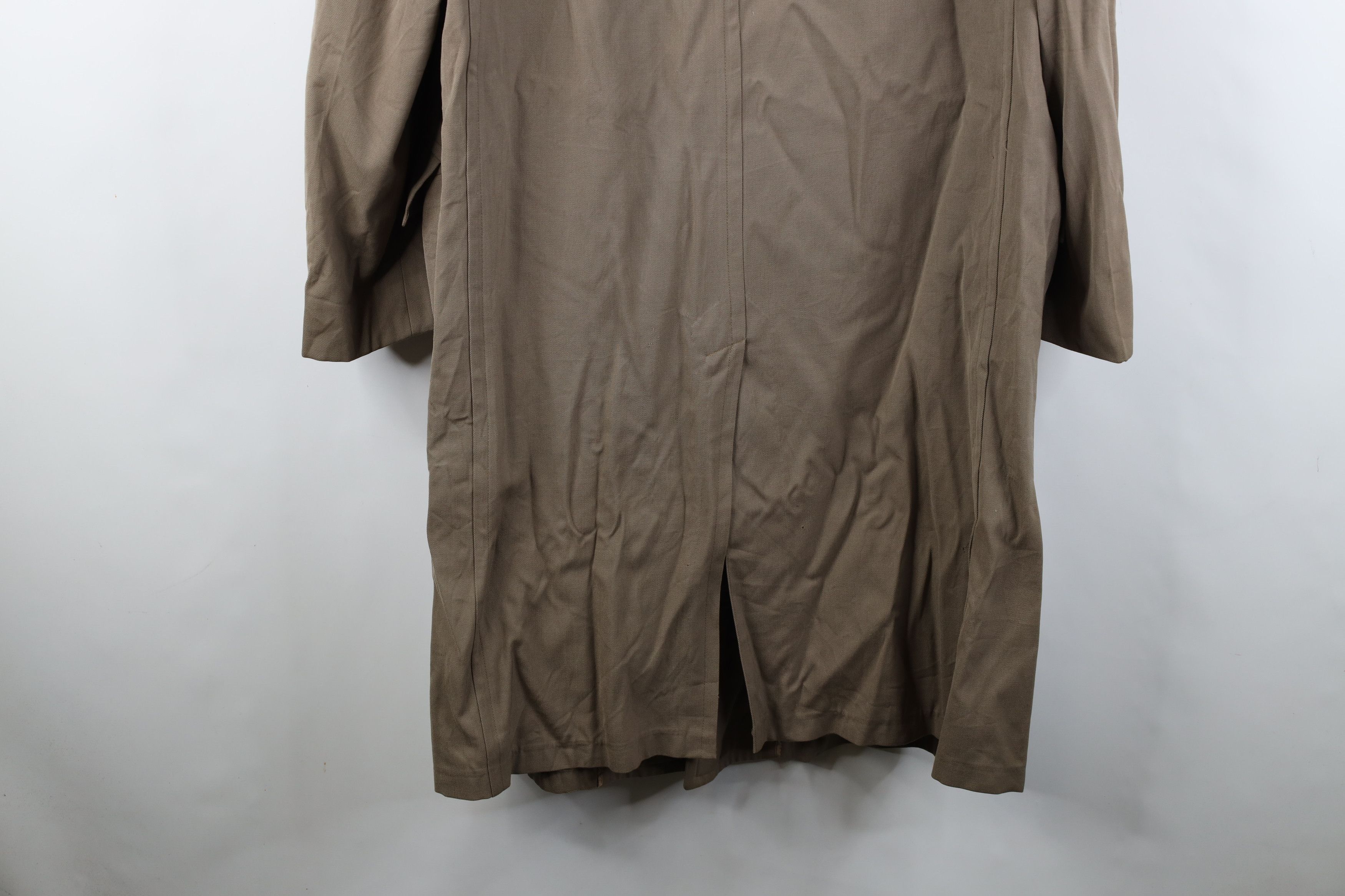 Vintage Vintage 70s Streetwear Gabardine Trench Coat Jacket USA Size US XL / EU 56 / 4 - 15 Thumbnail